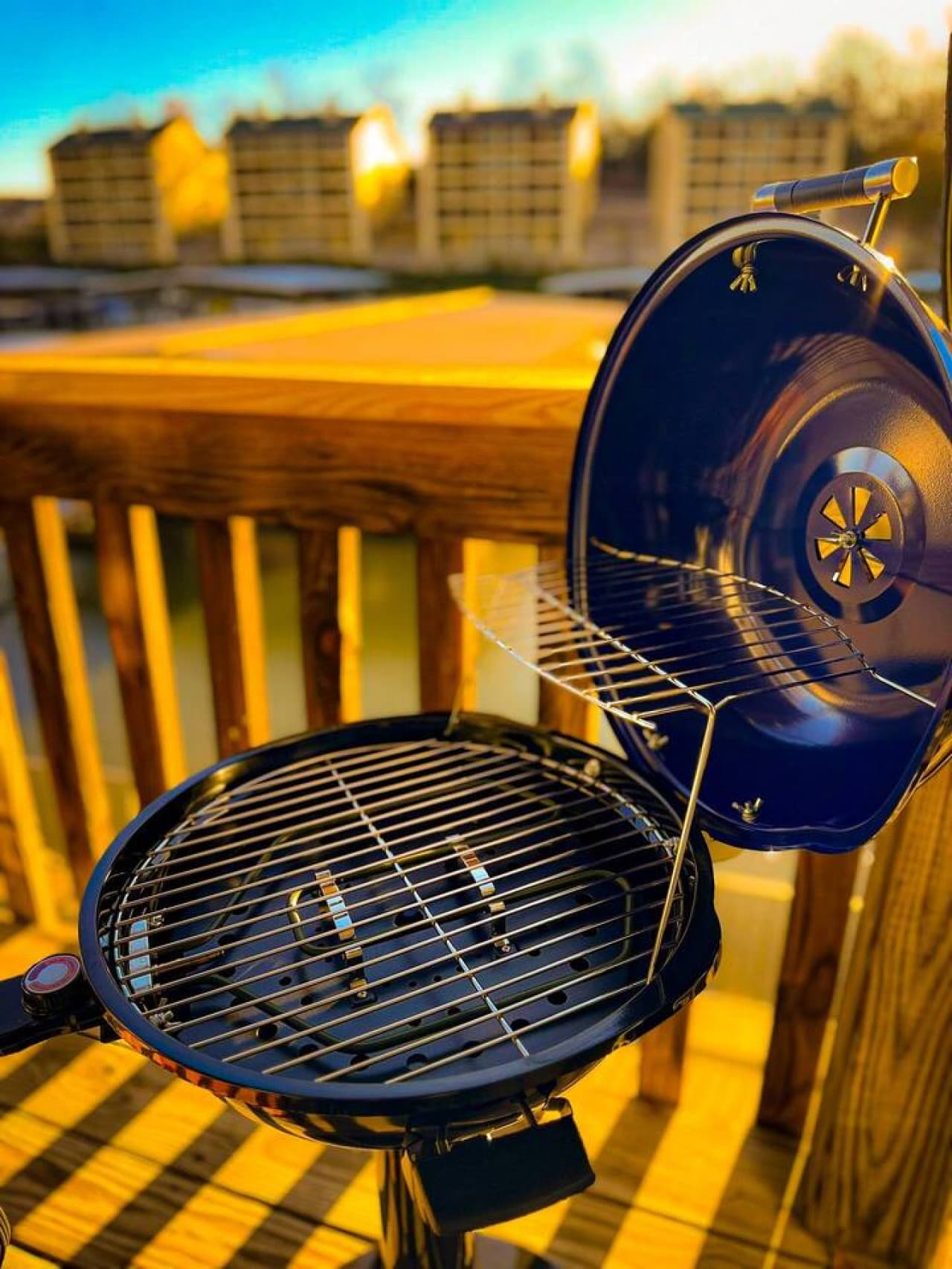 Grill your favorite meals on the private balcony while taking in the picturesque scenery.