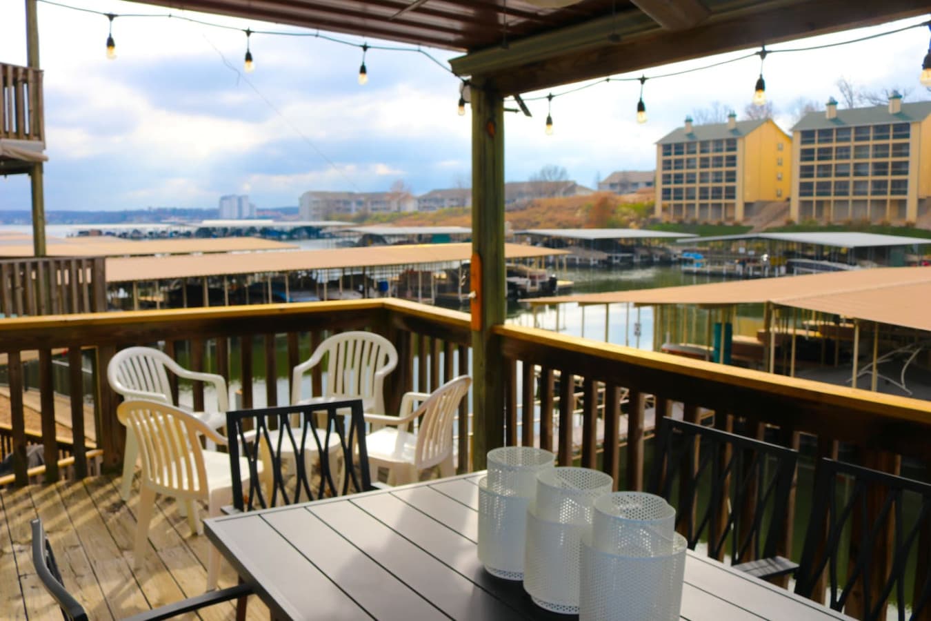 Bright and welcoming, the deck provides an ideal space for family and friends to gather, dine, and relax with the lake as your backdrop.