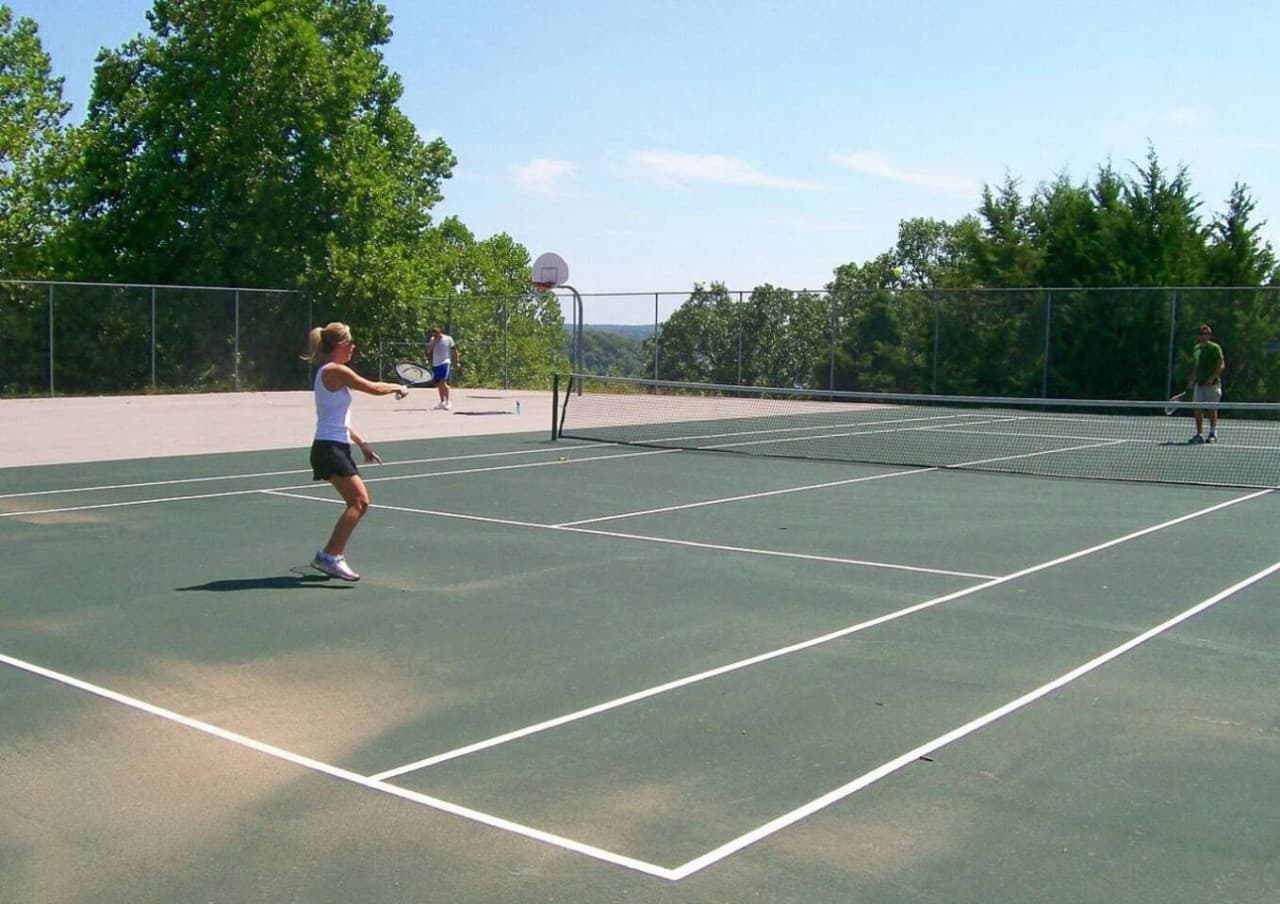 Stay active during your getaway with access to on-site tennis and basketball courts.