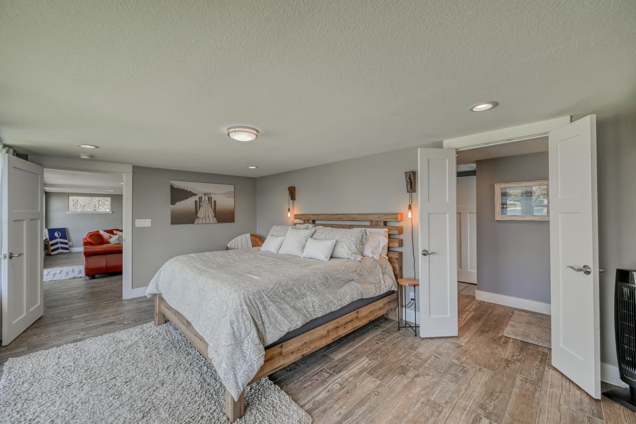 Lower Level - Primary Bedroom 1 with ensuite bath