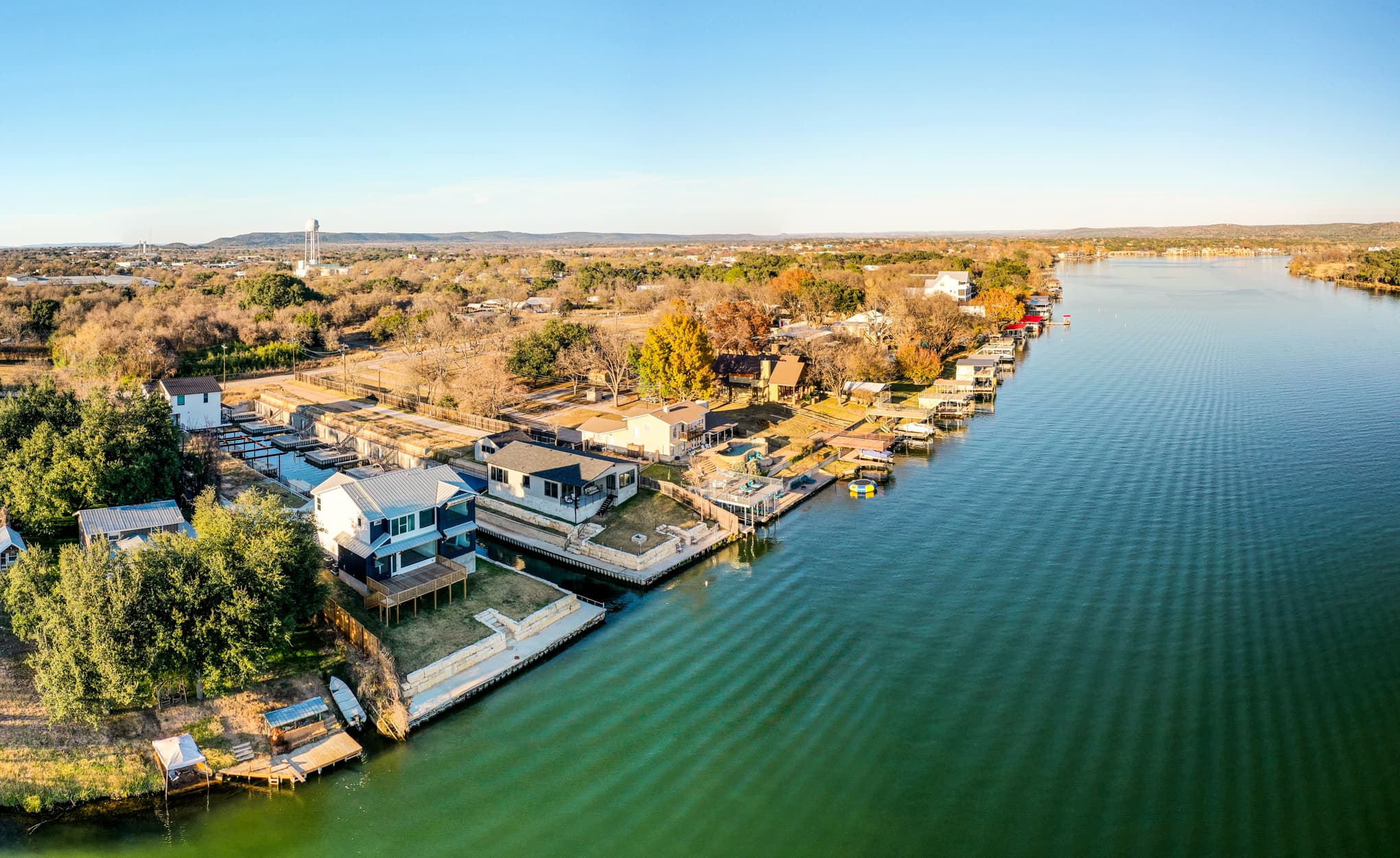Aerial view of home