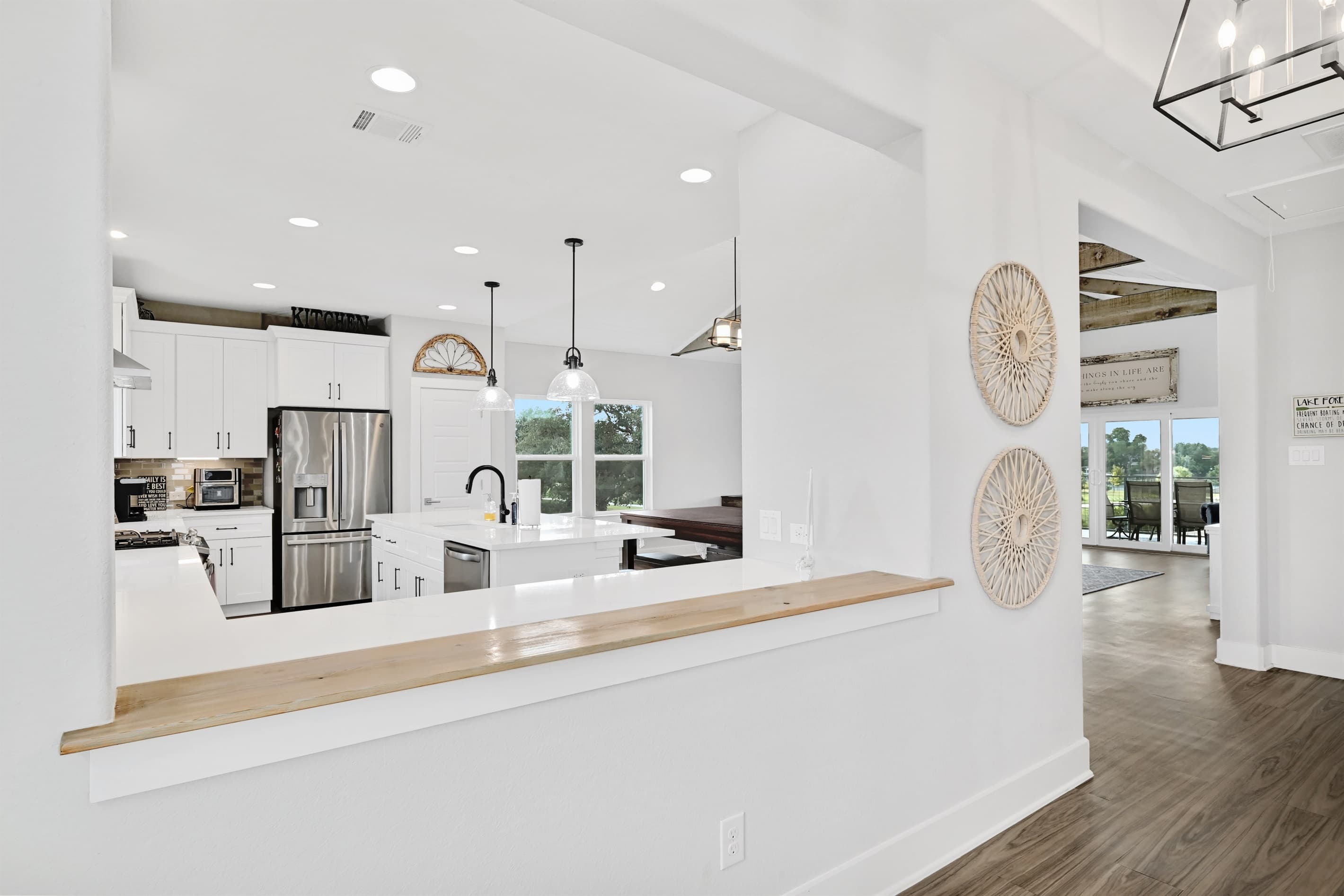 Kitchen and family room on 2nd floor