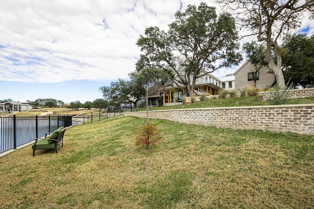 Large yard