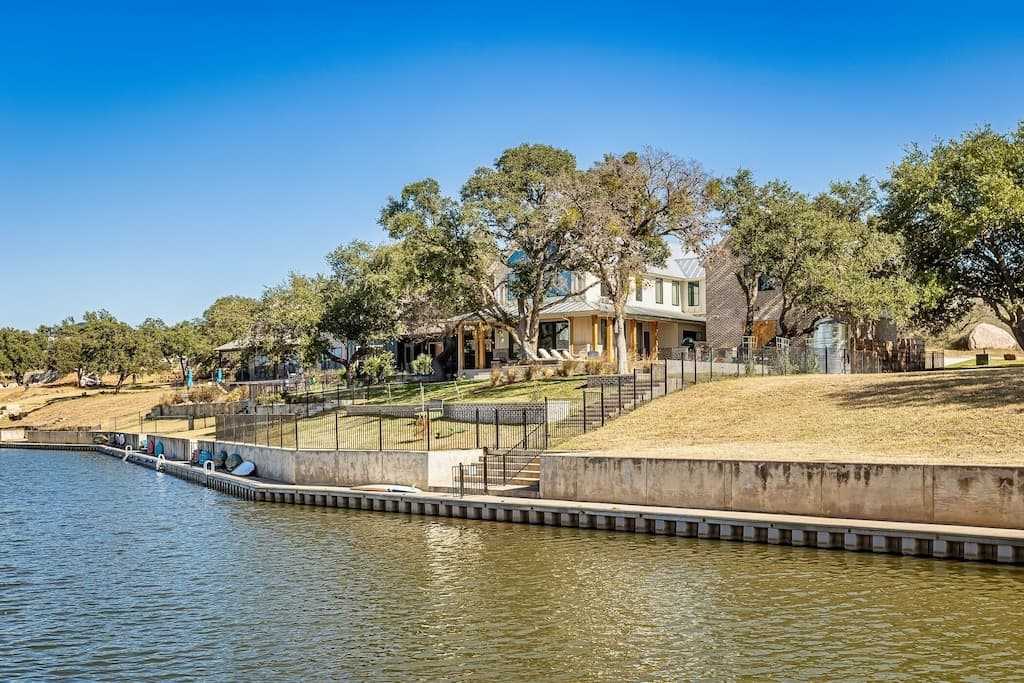 View of back of house on canal