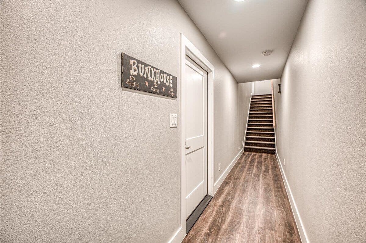 Entrance to Bunkhouse (downstairs) and Just Chillin' (upstairs)