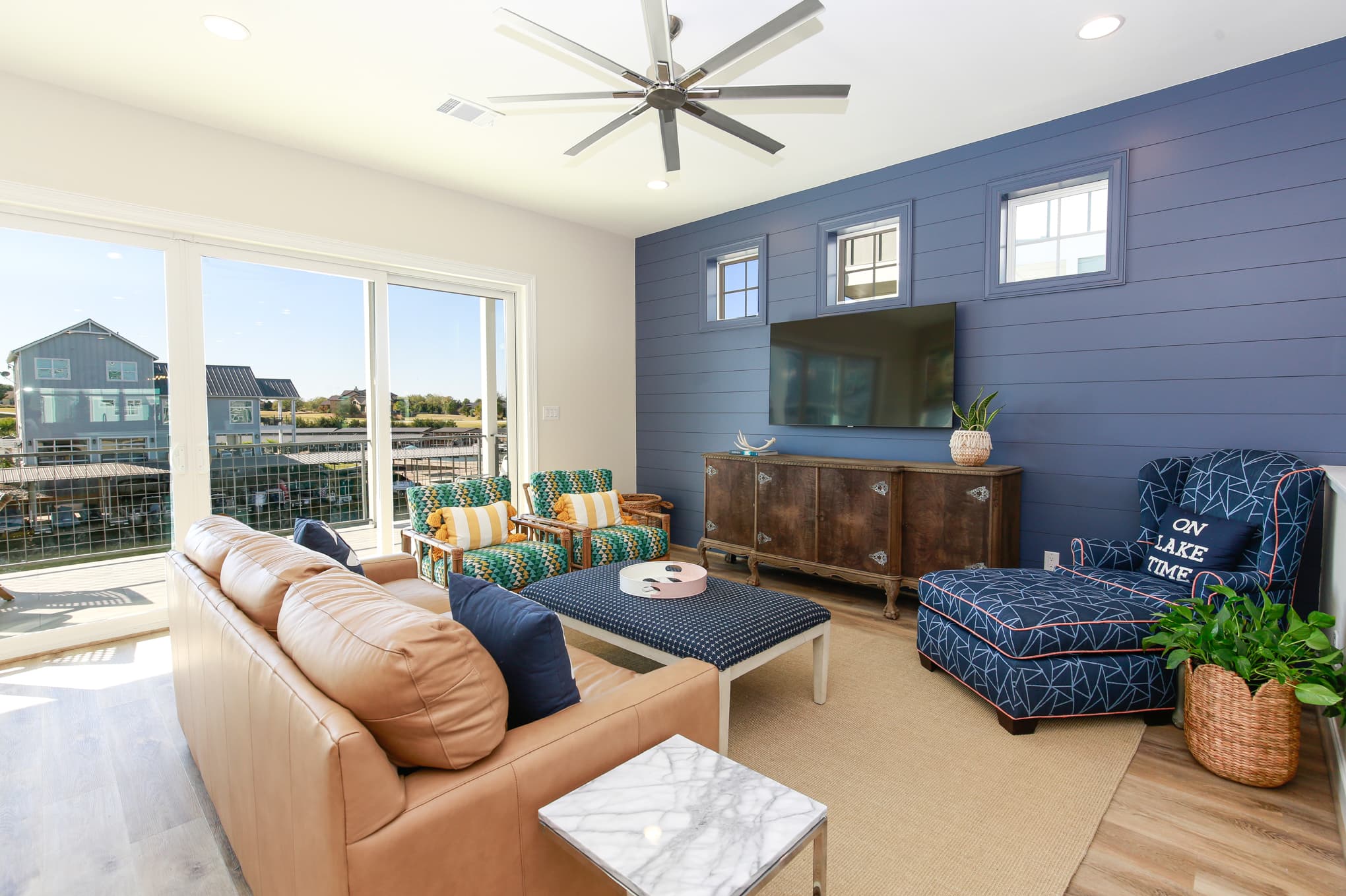 Family room with Smart TV