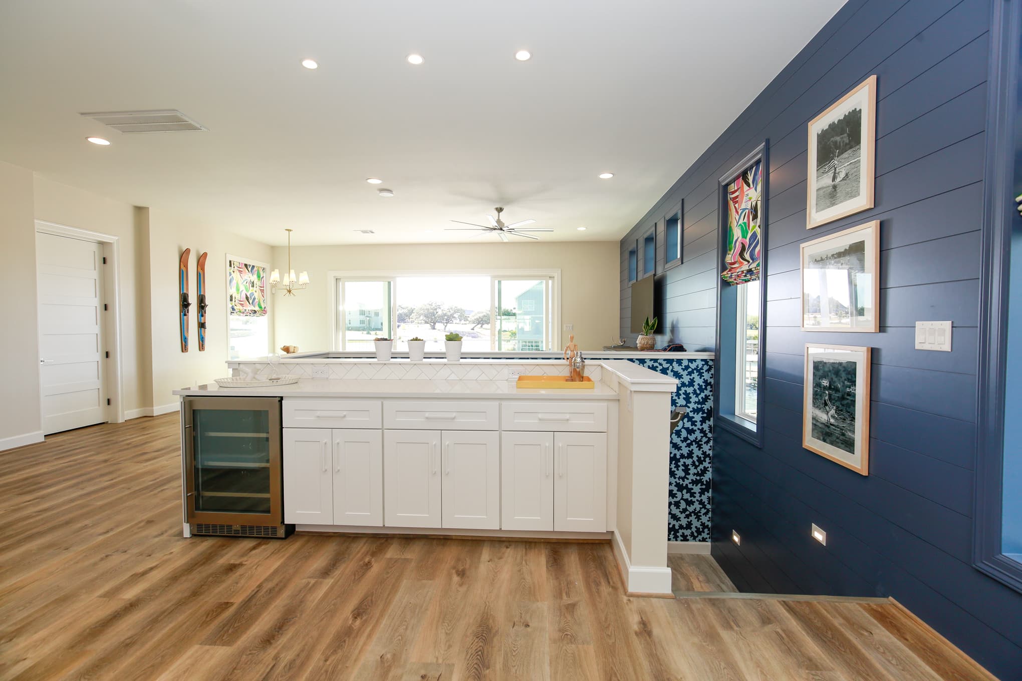 Kitchen open to living space