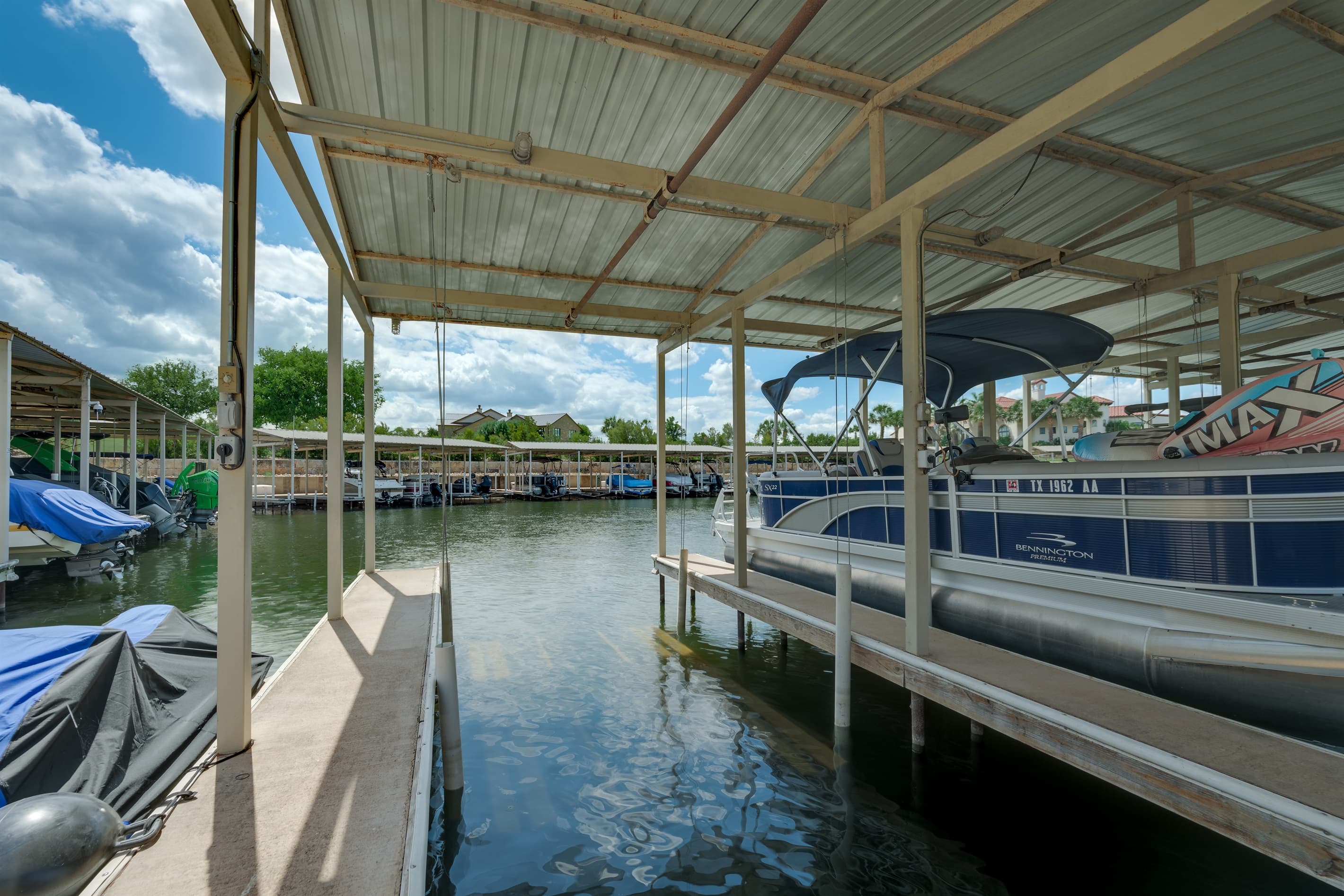 Boat Slip and Lift for Guest Use