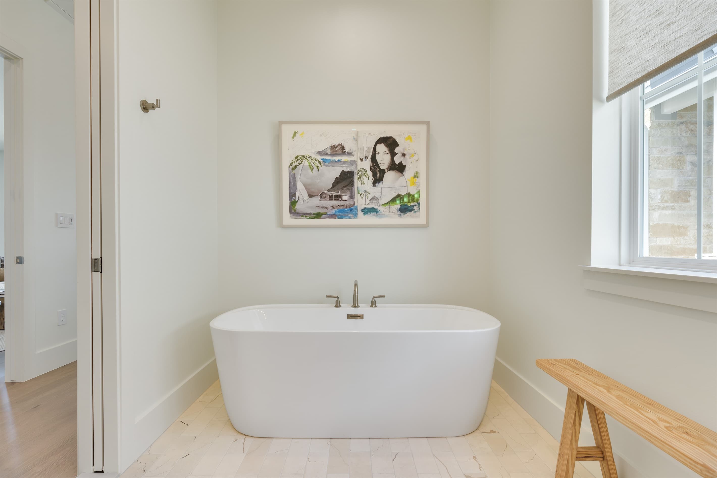 Primary bathroom 1 soaking tub