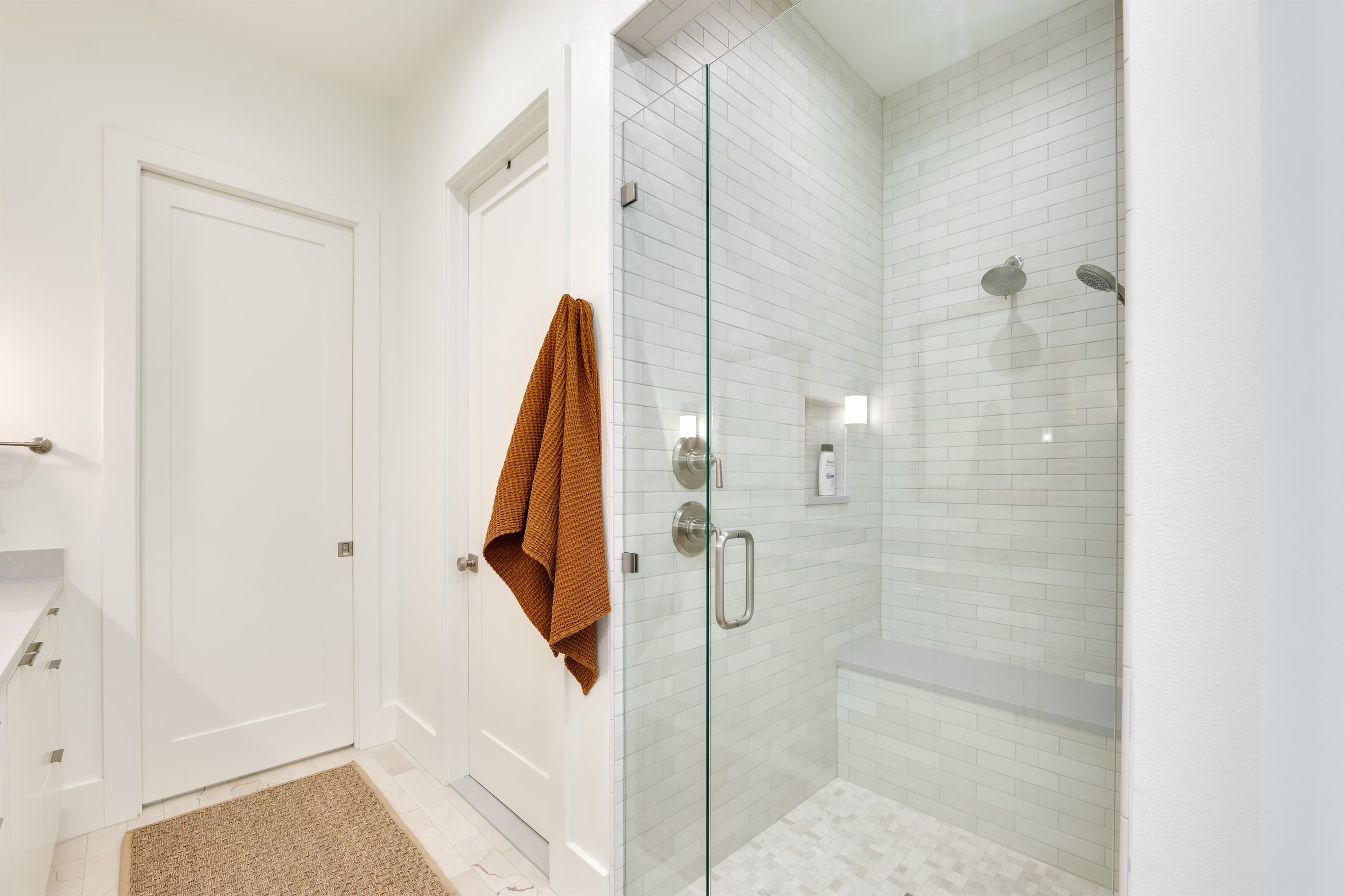 Primary bathroom shower