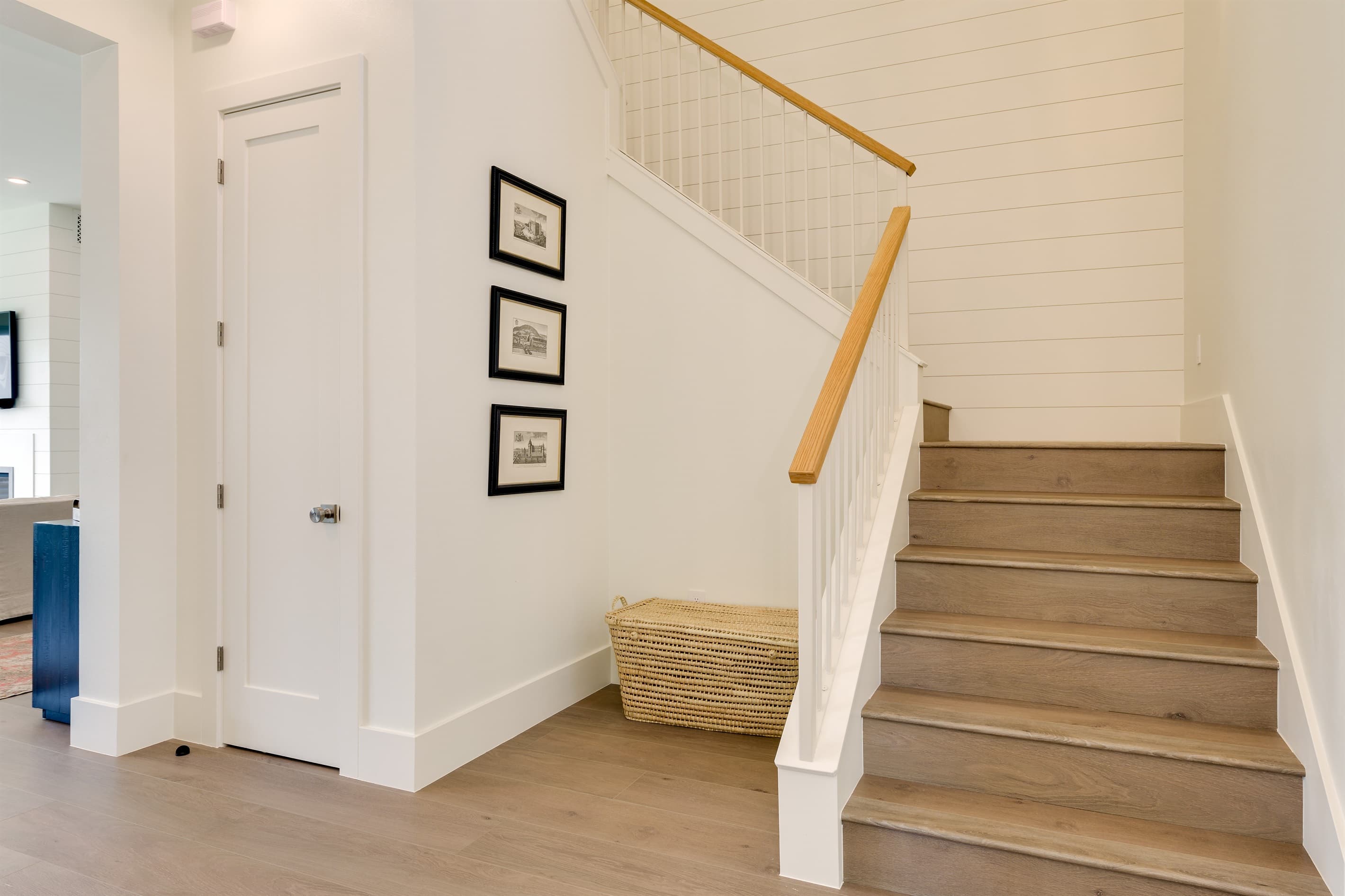 Stairs to second level