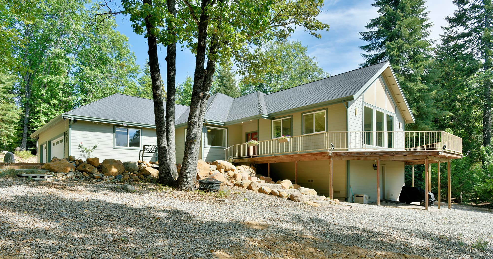 View from the front yard