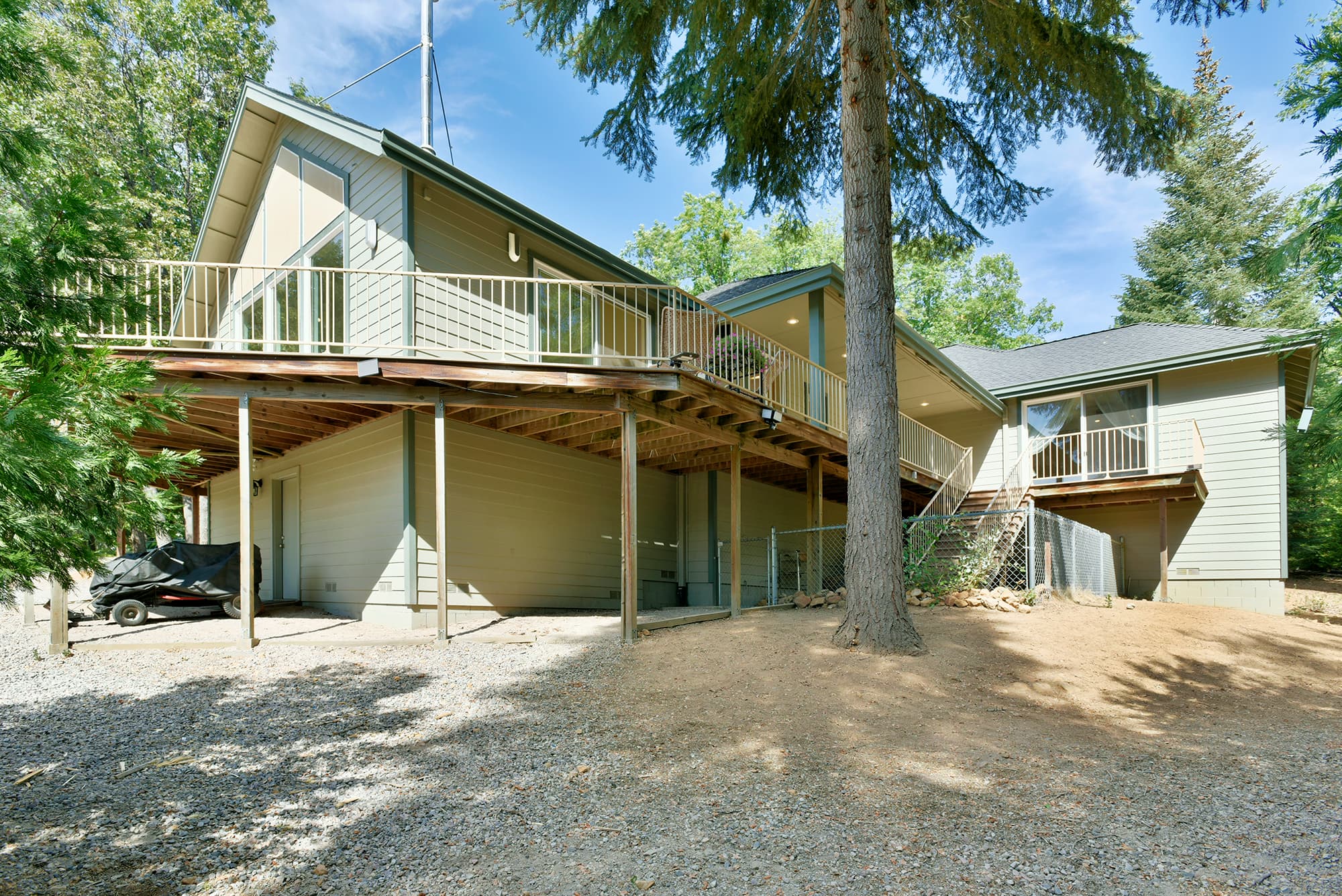 View from the back yard