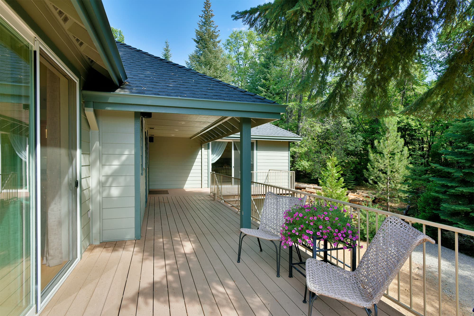 Back deck area