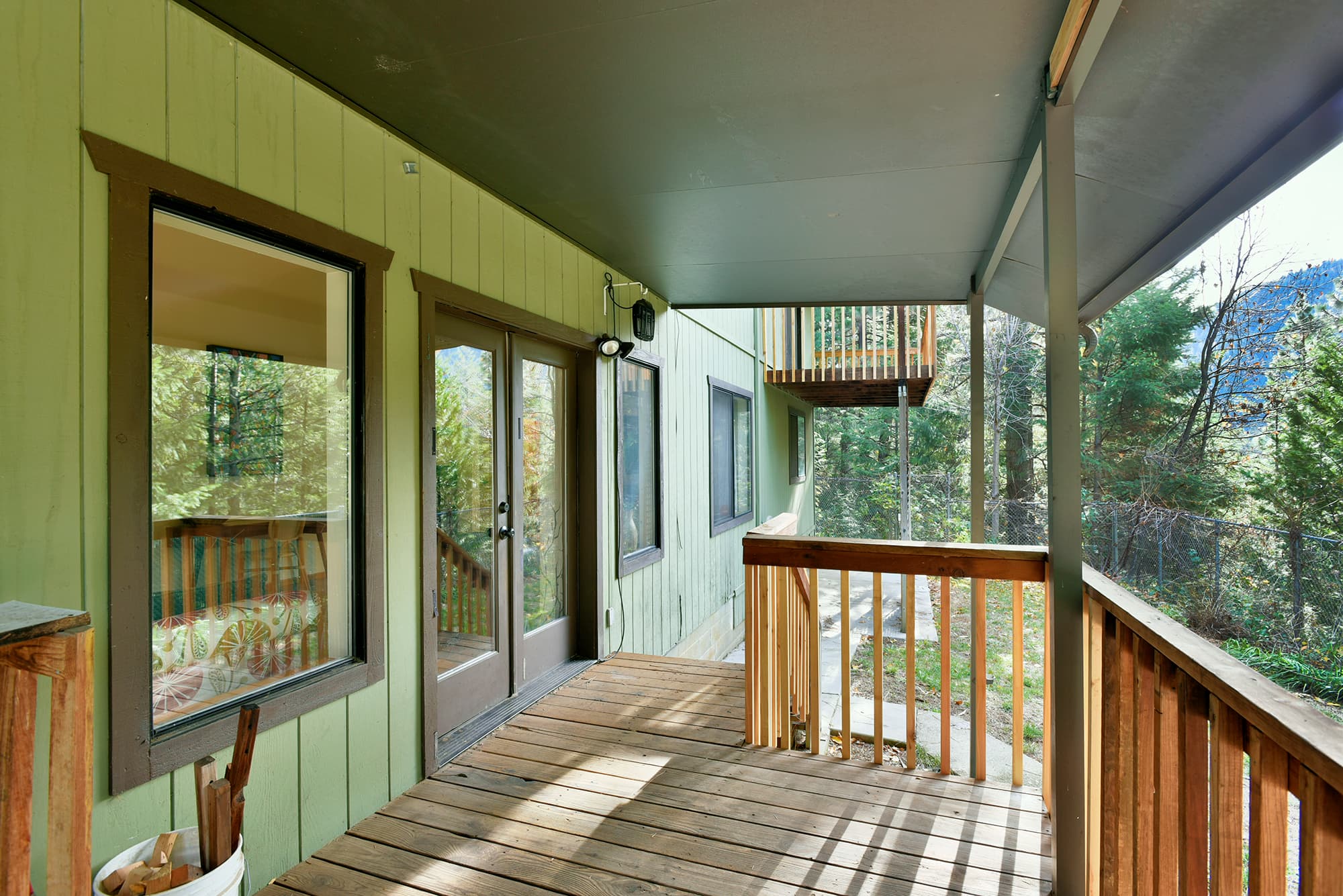 Back yard deck