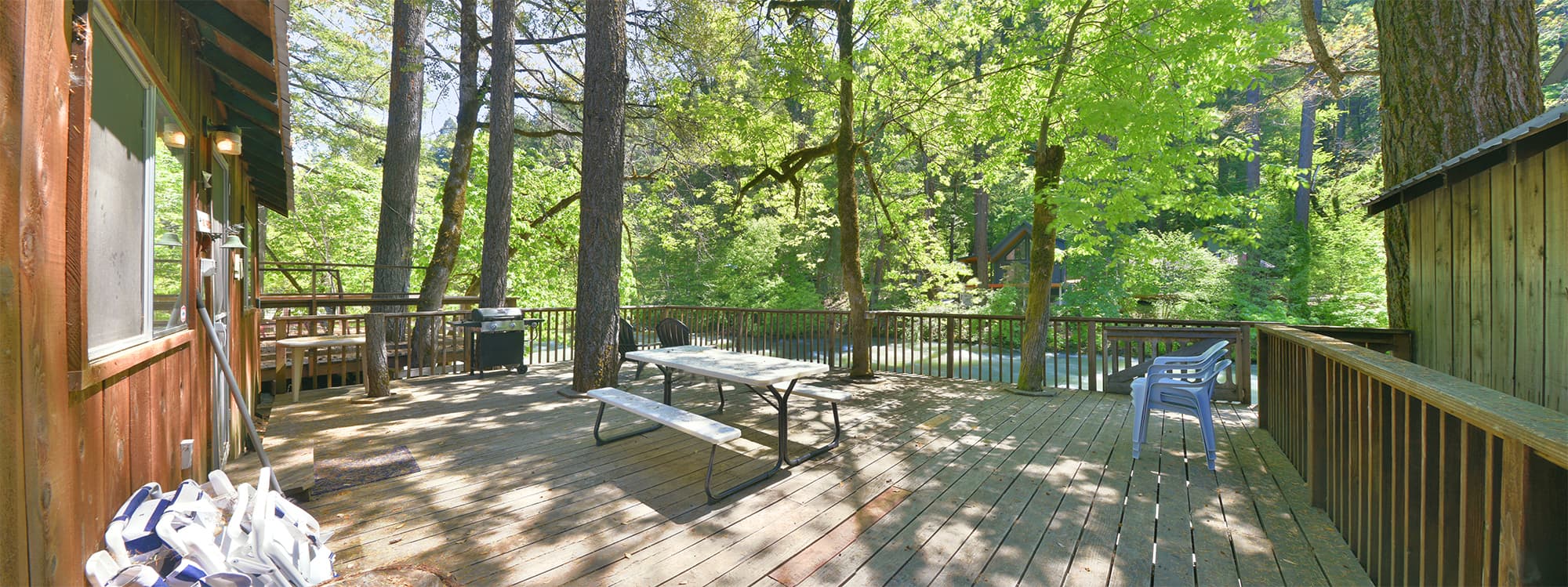 BBQ an dine by the river.