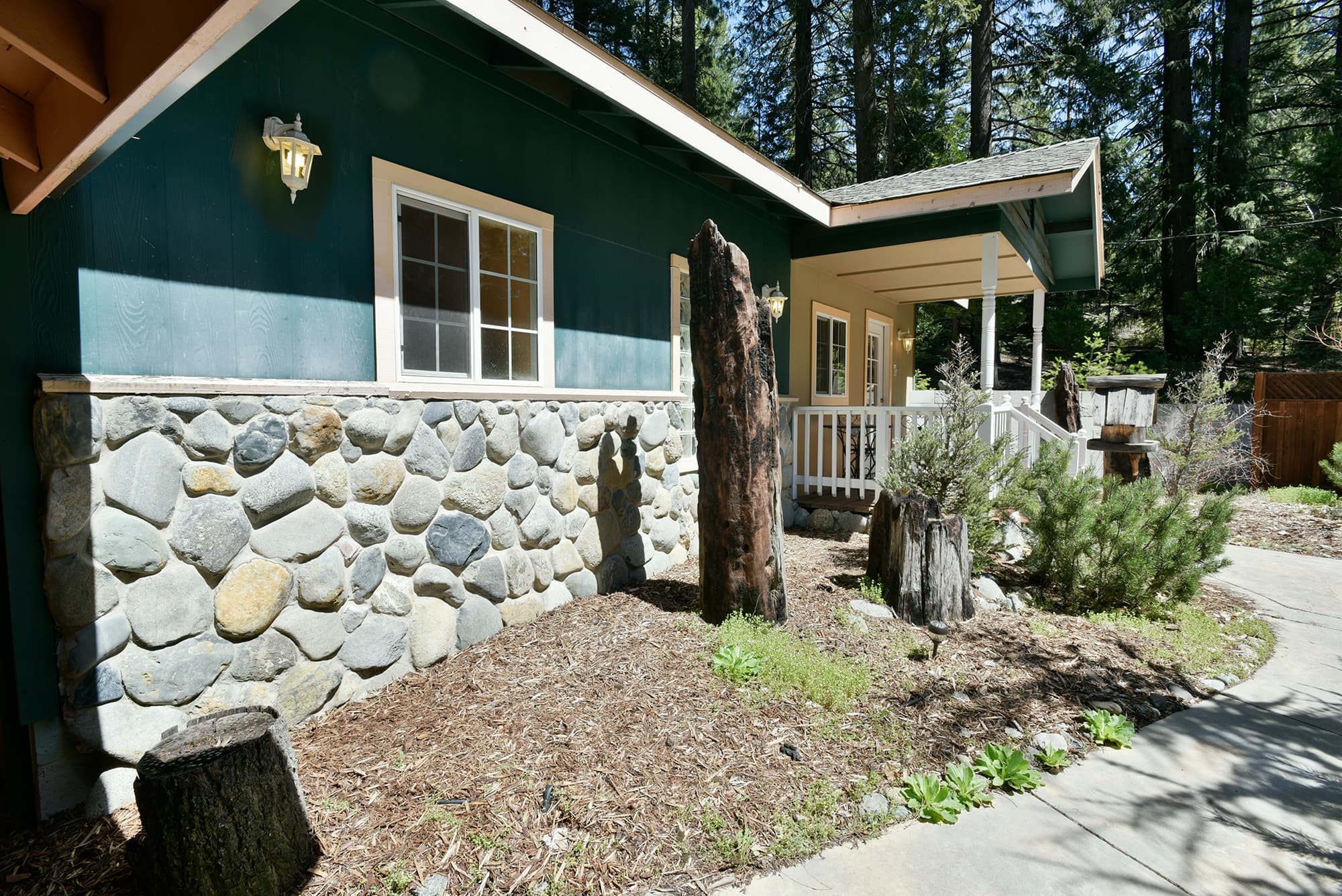 Front of cottage