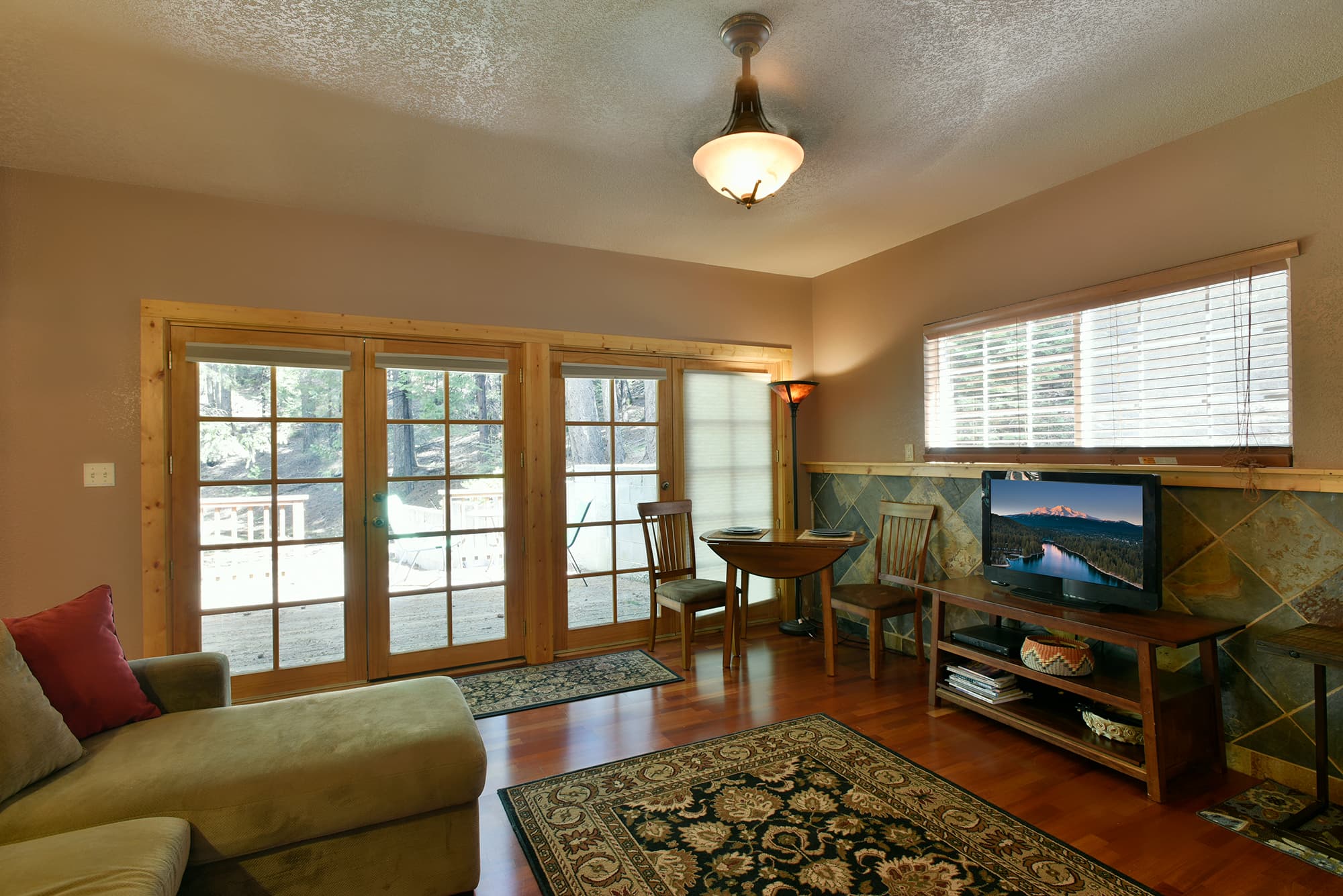 French Doors to the back deck