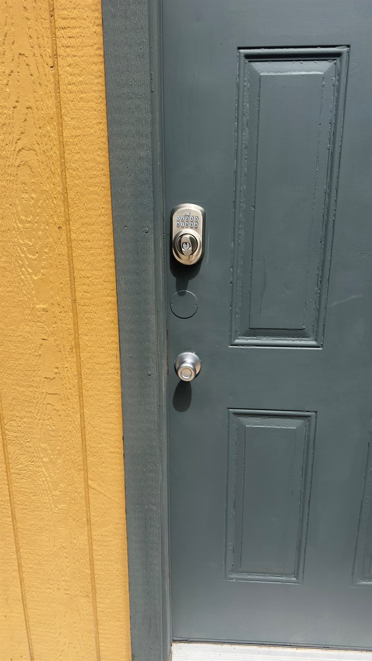 Front door.