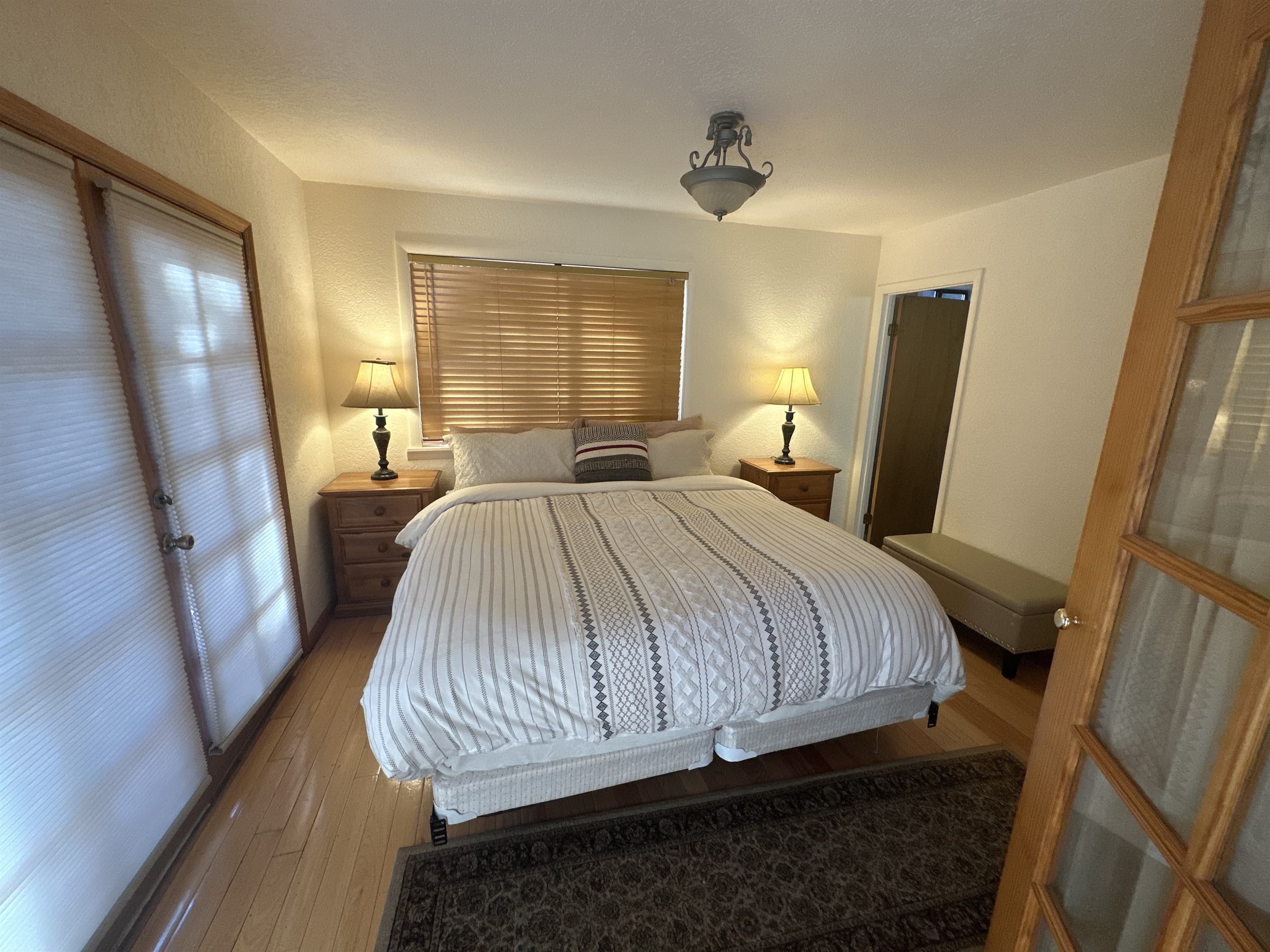 The master bedroom
