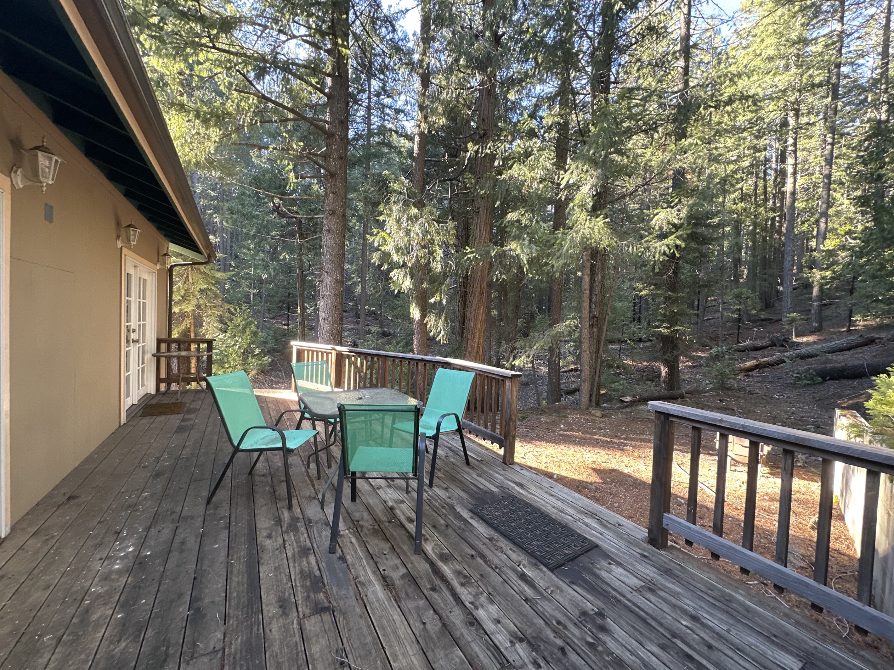 Cottage outdoor seating