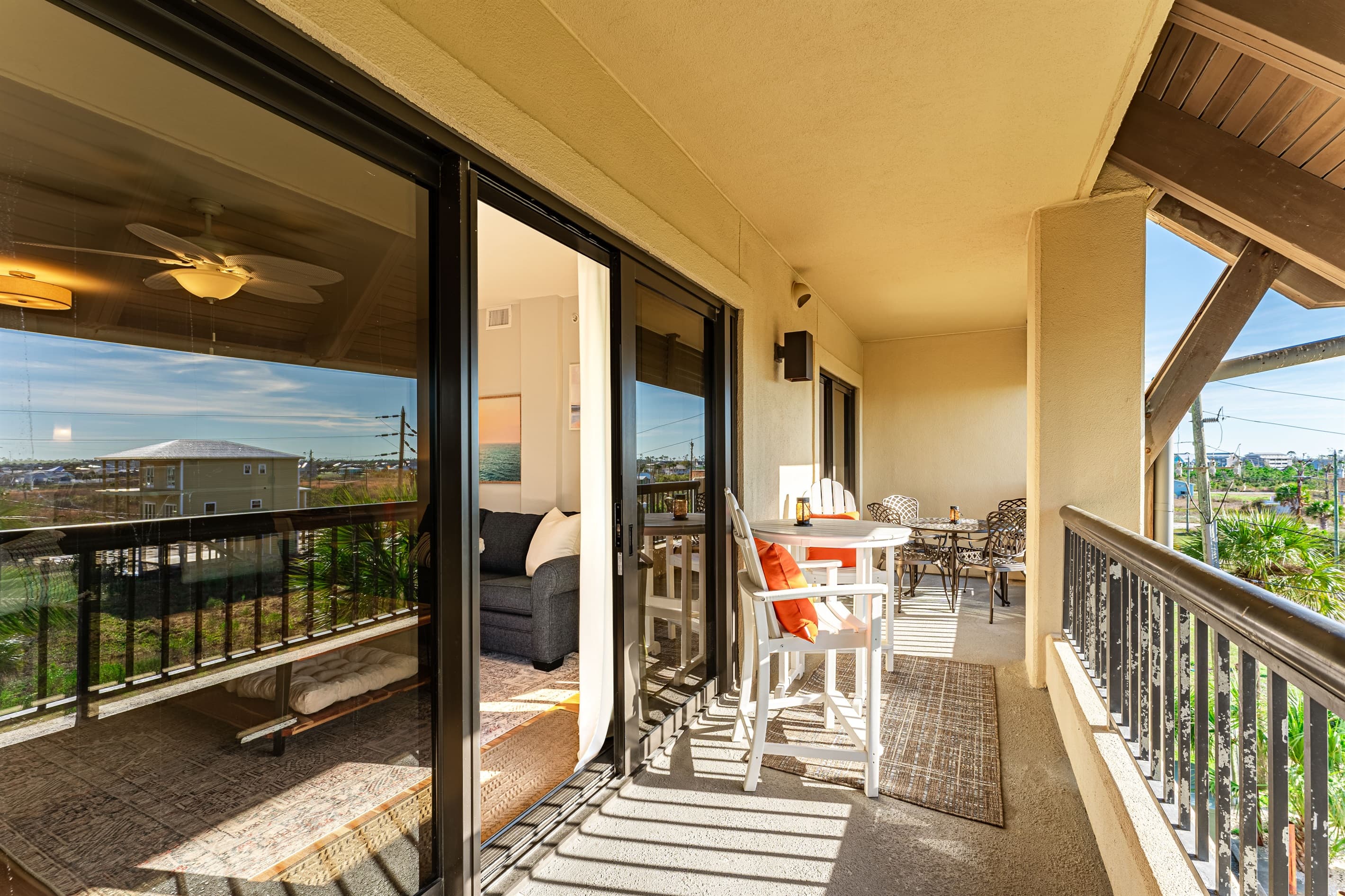 Covered balcony. Did we mention it's private??