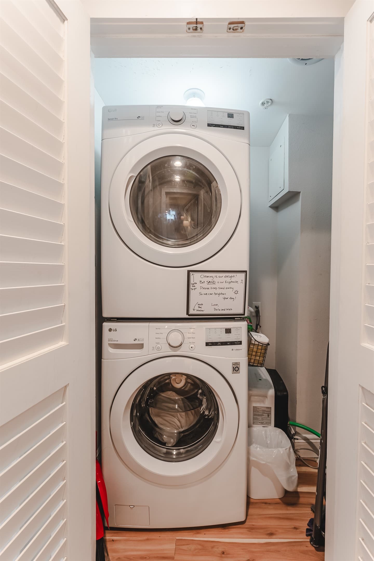 High-capacity LG washer & drawer