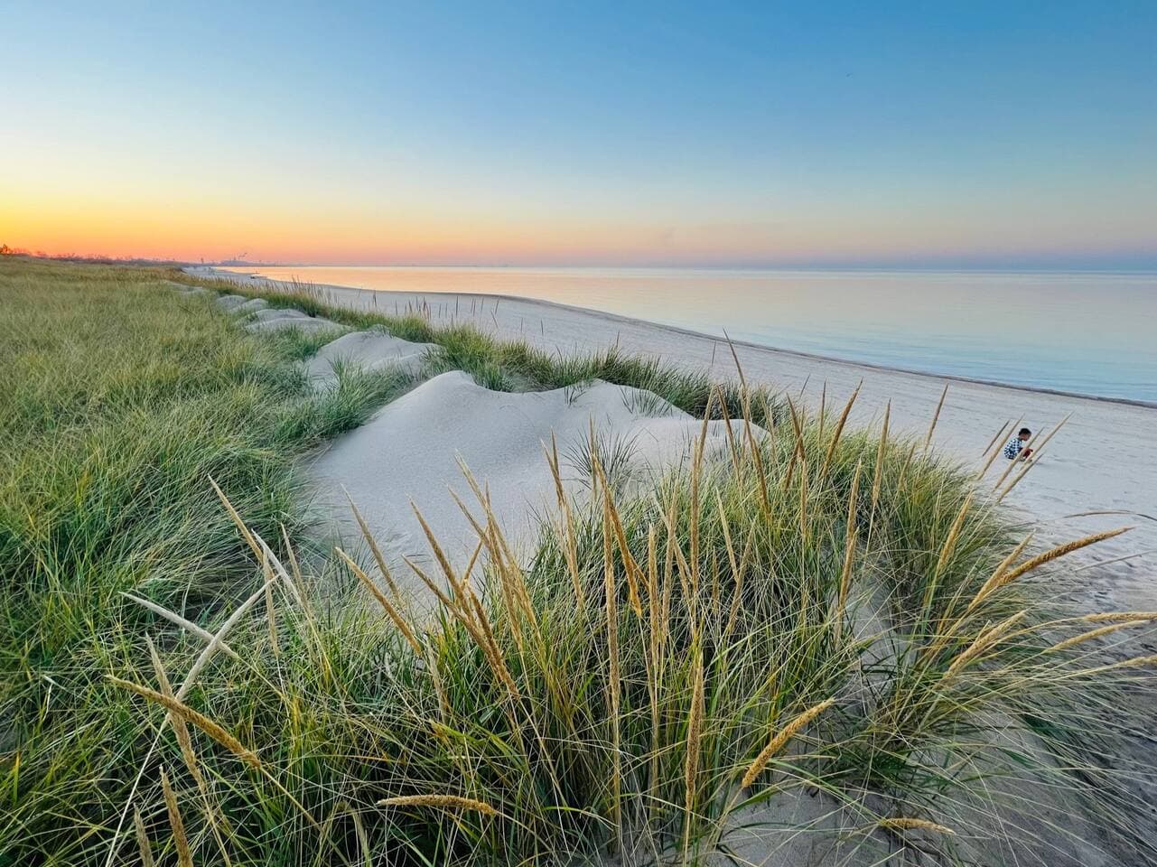 Dunes at sunset.