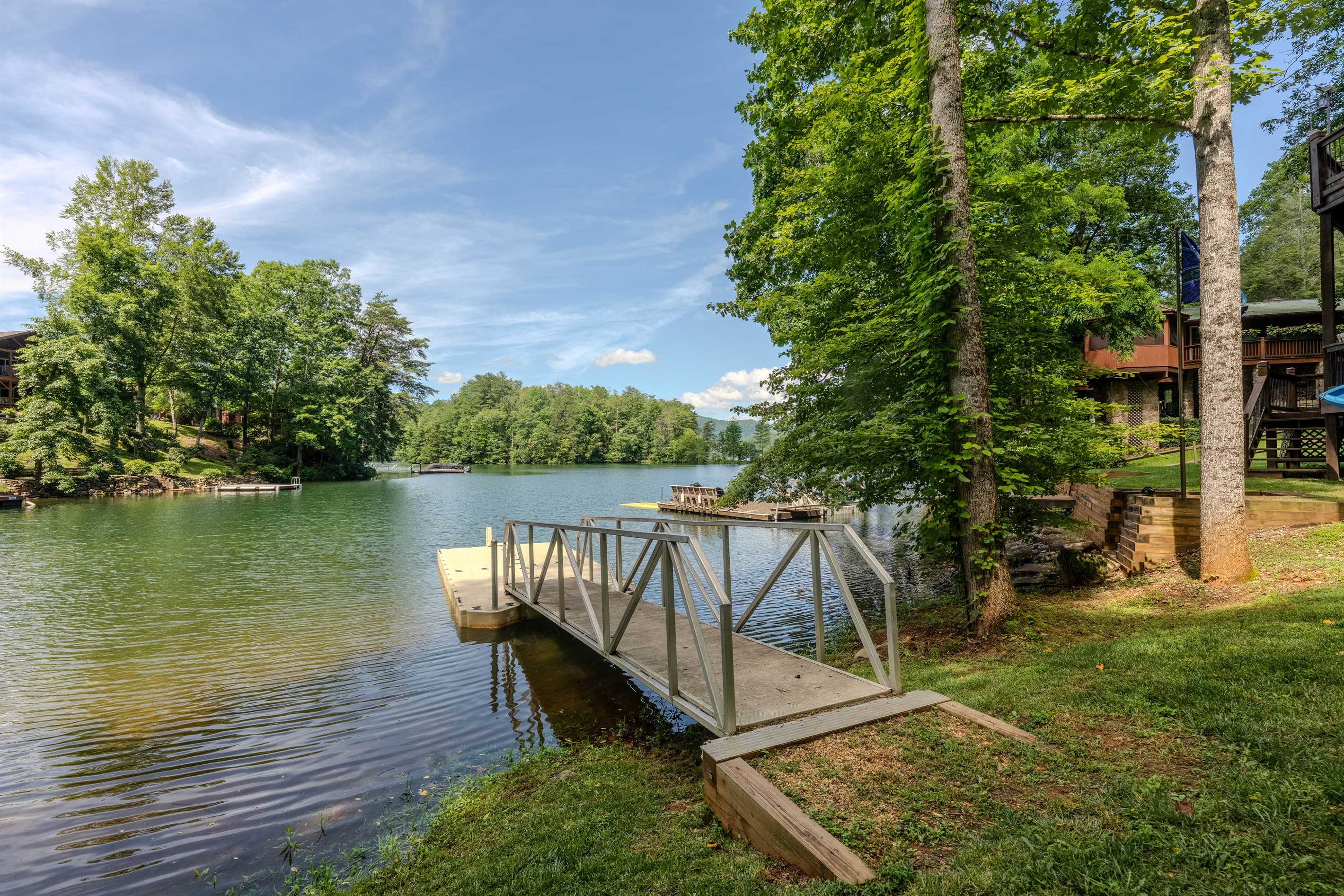 Private dock to Lake Santeetlah