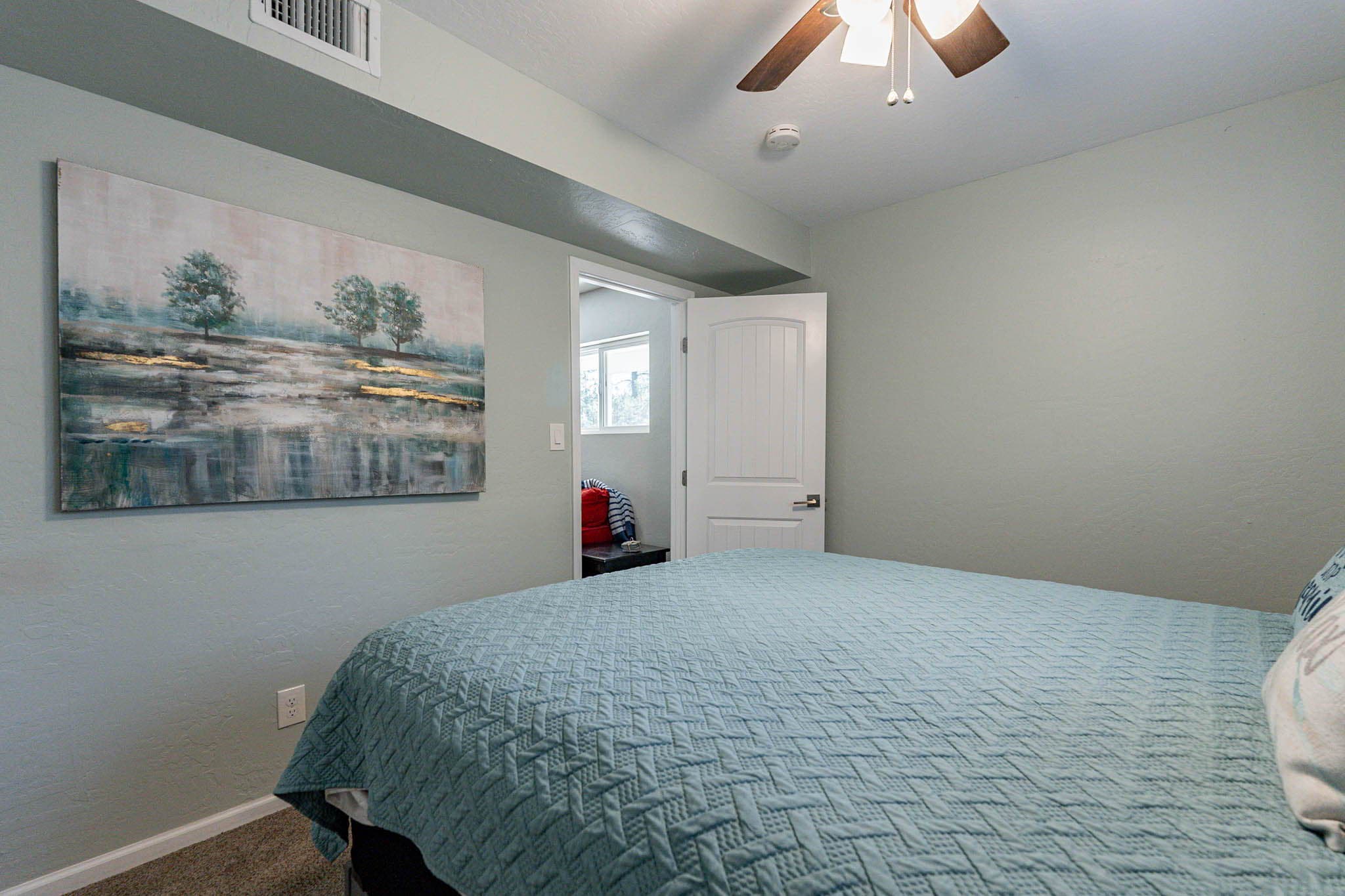 Bedroom 5 with a comfy queen bed.