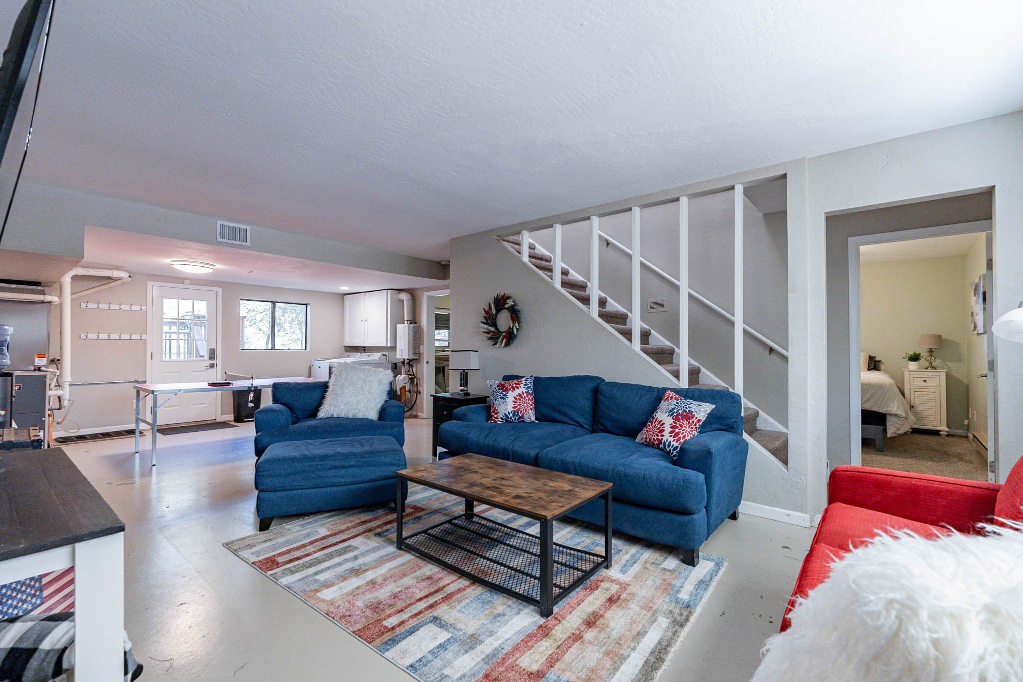 Downstairs family room