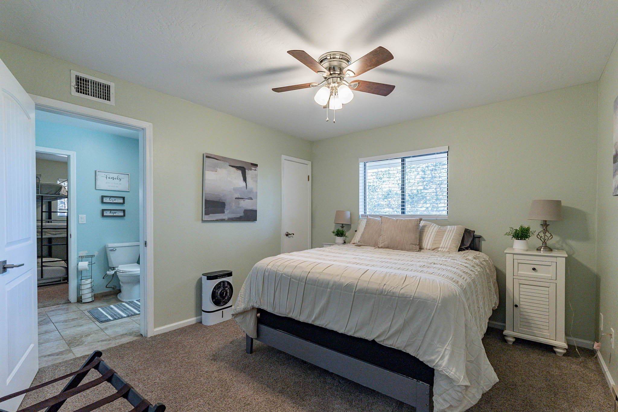 Bedroom three with Jack N Jill Bathroom
