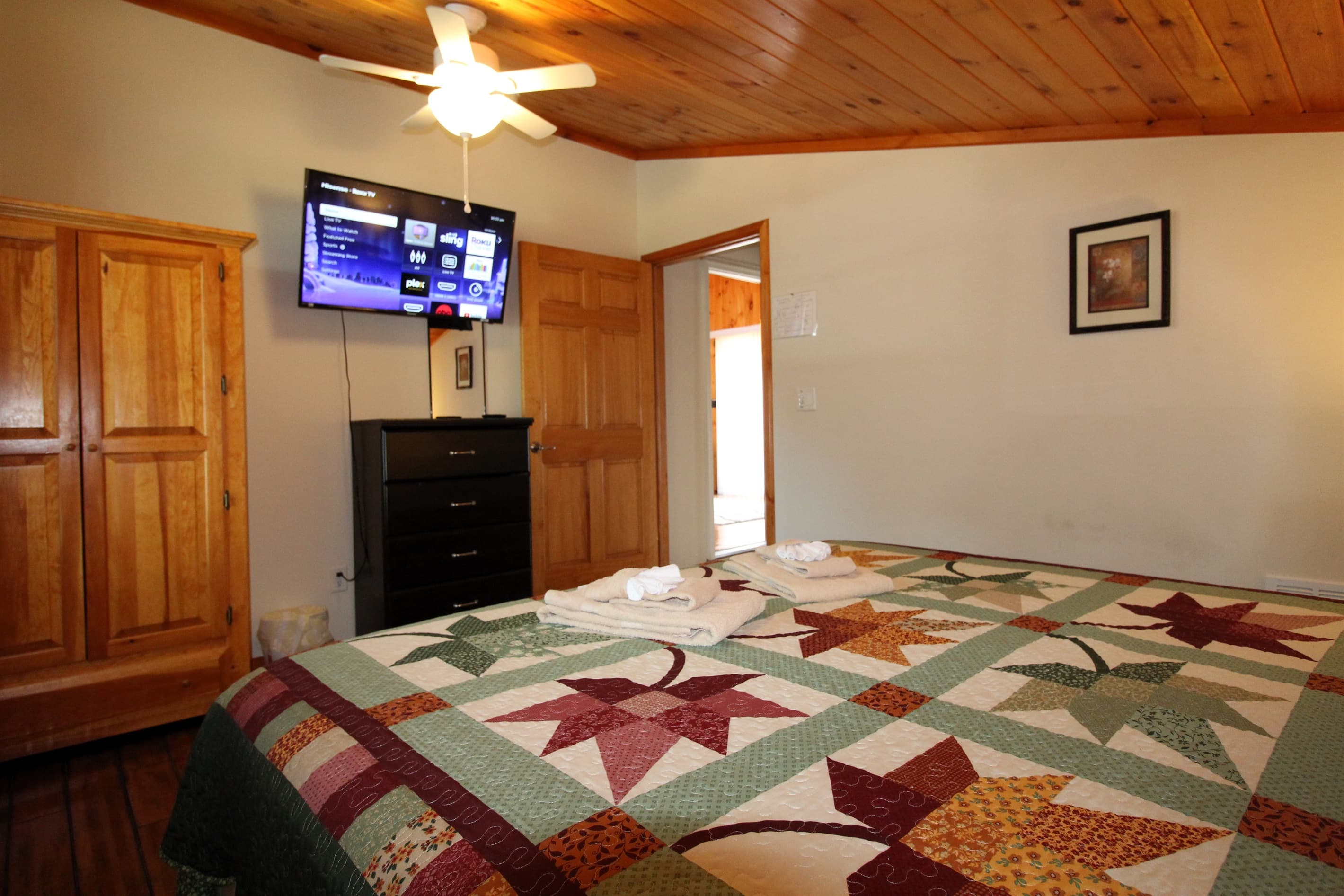 Bedroom #2- Smart Roku TV's in every bedroom