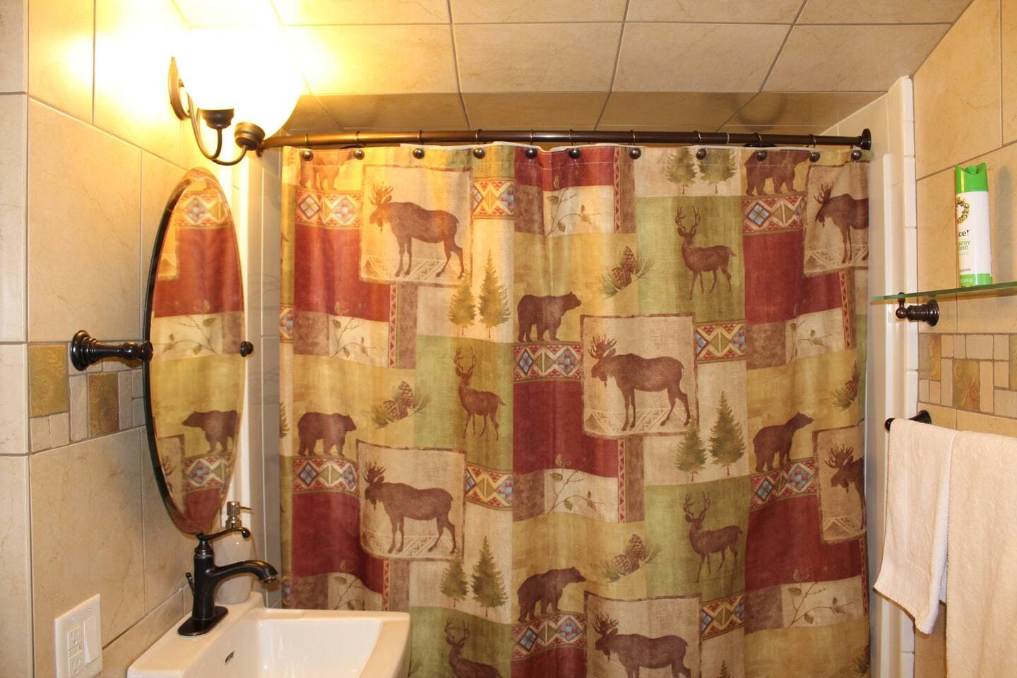 Bathroom #1 with full size shower