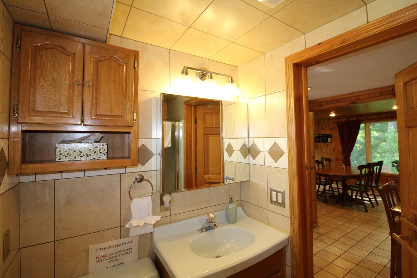 Full Bathroom #2 - modern tiling throughout