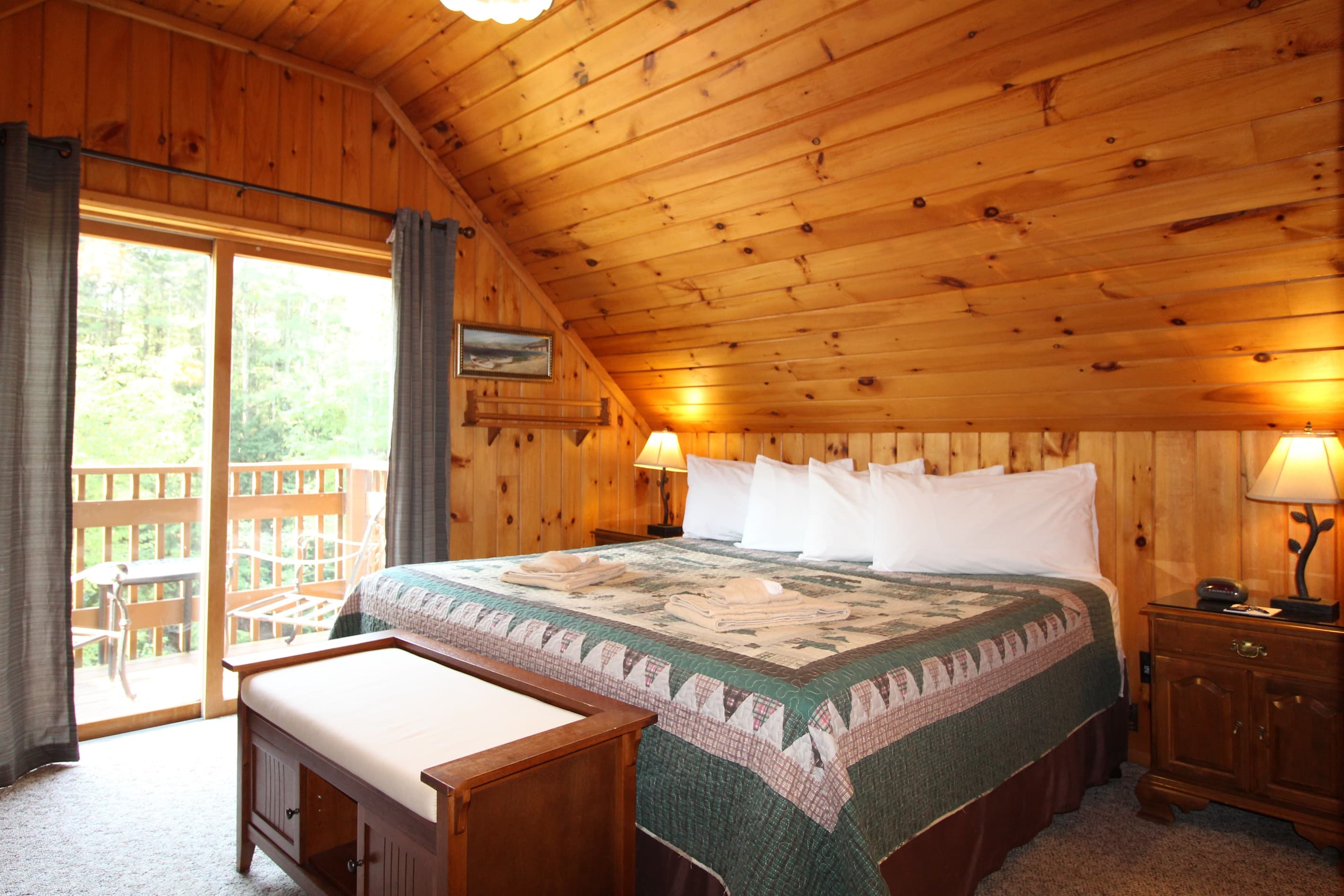 Bedroom #4 - King suite with full bathroom and balcony overlooking the water