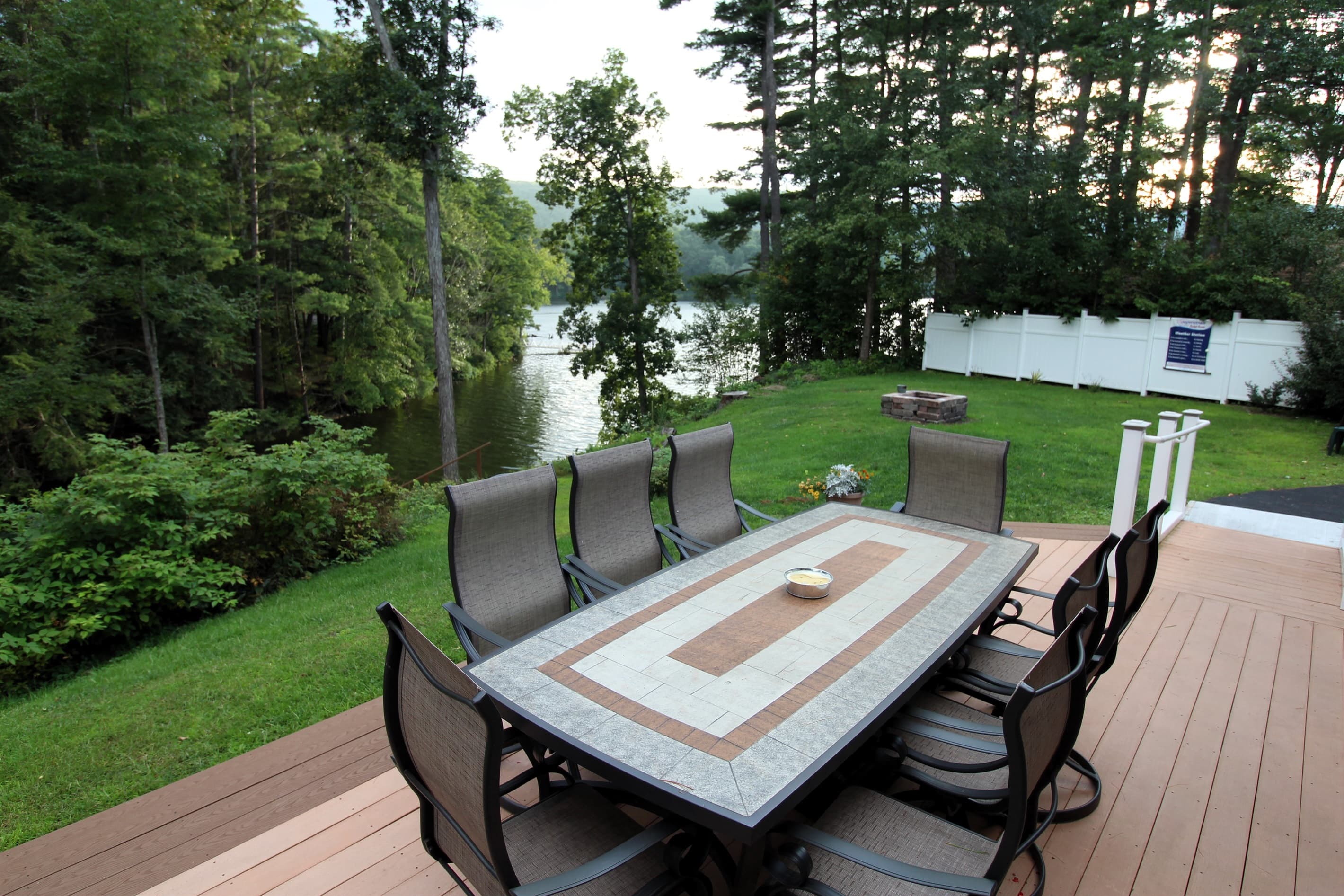 Beautiful lake views.... beautiful sunsets....