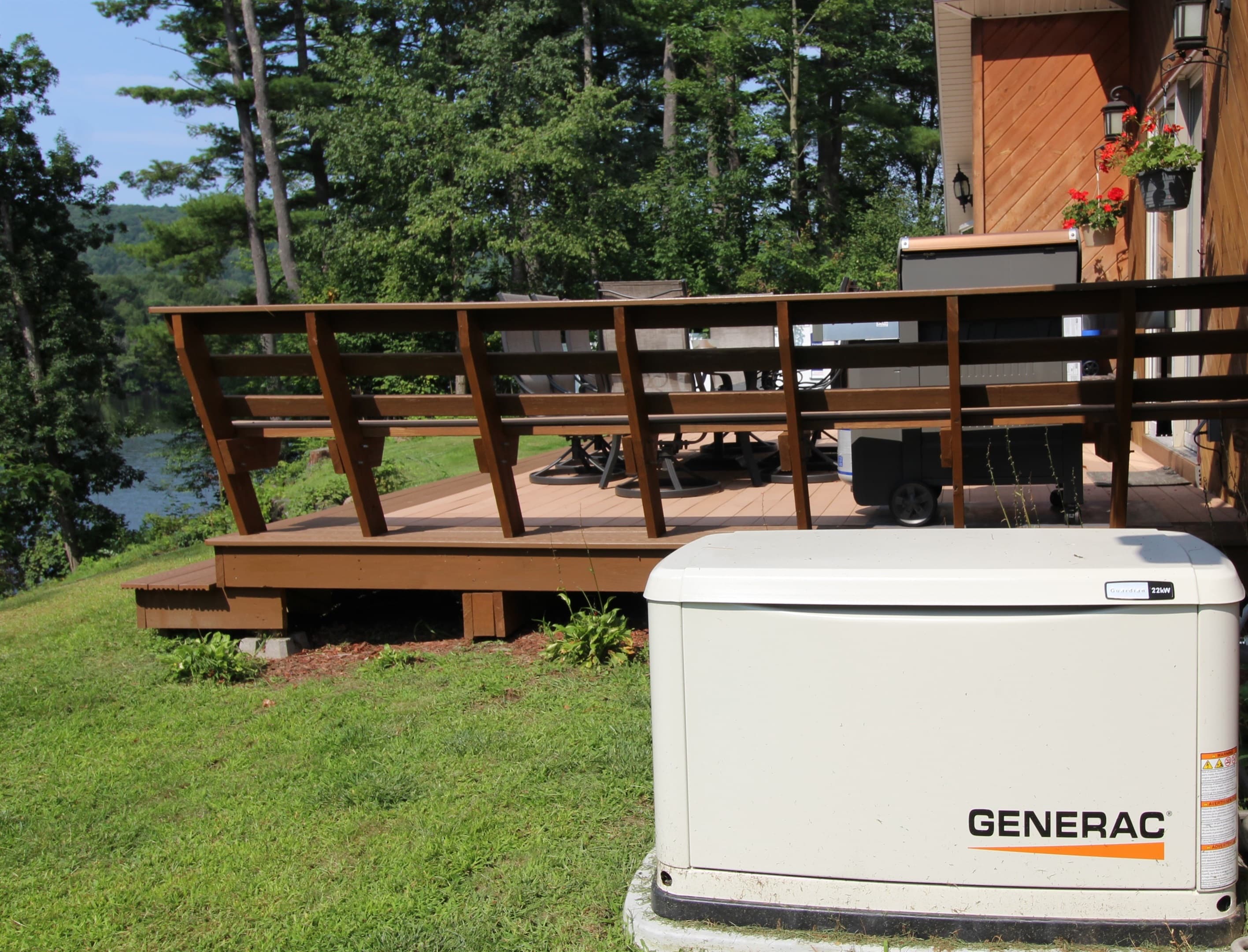 Backup generator to keep you comfortable in case of inclement weather
