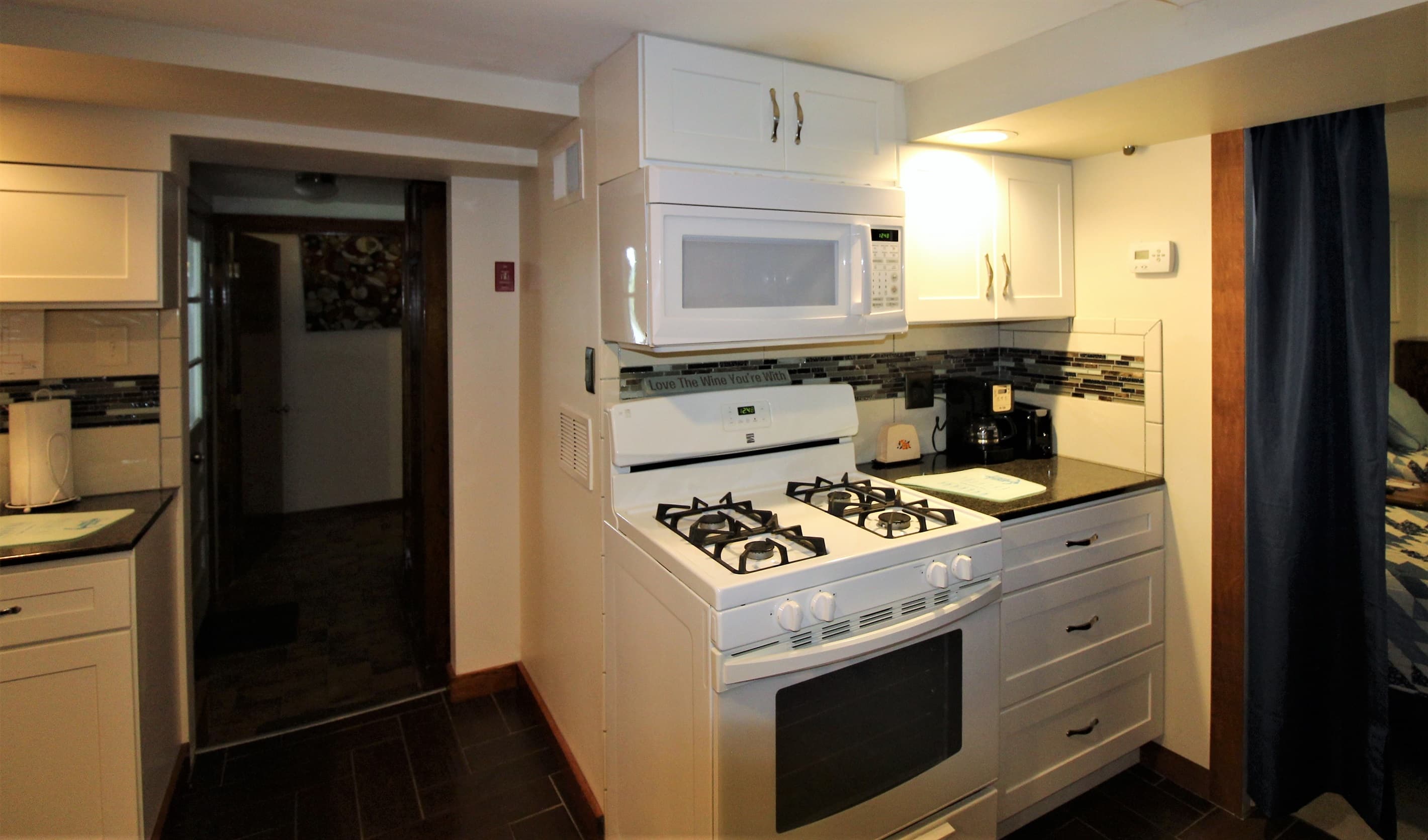 Summer kitchen on the lower level
