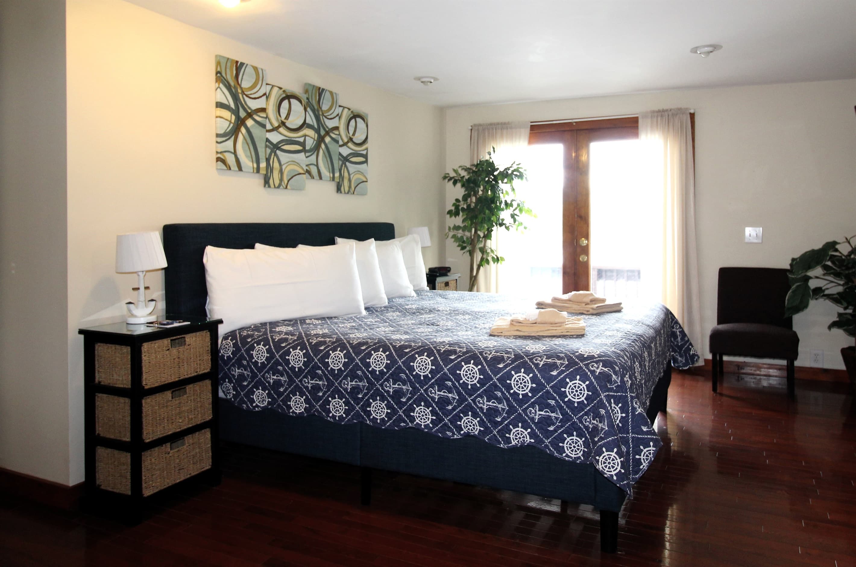 Bedroom #1 with king size bed
