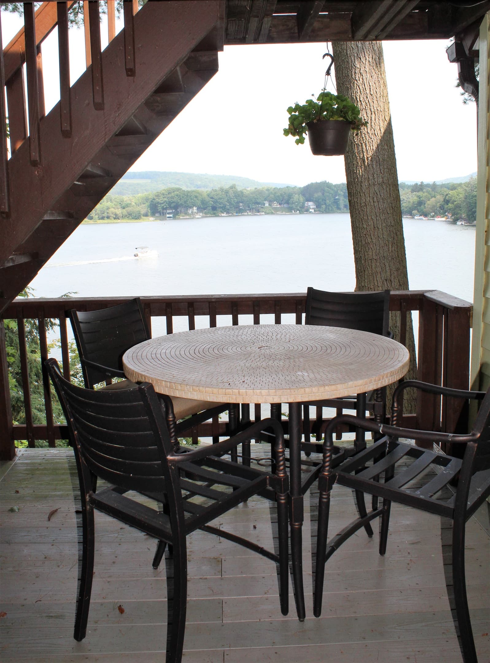 Multi-tiered deck for enjoying afternoon cocktails or your morning coffee