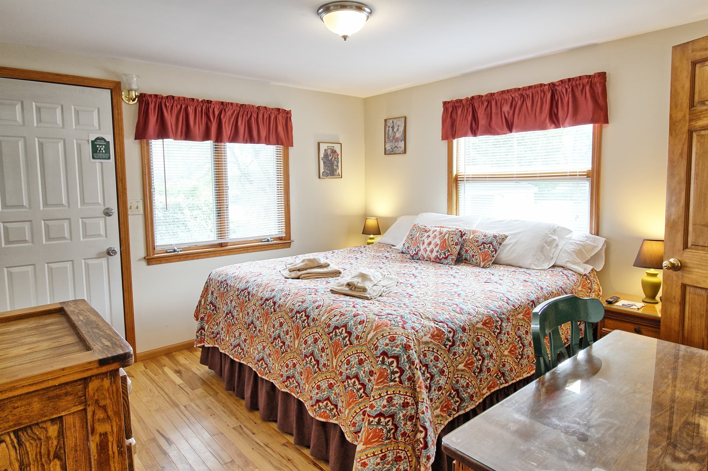 Bedroom #3 with king bed