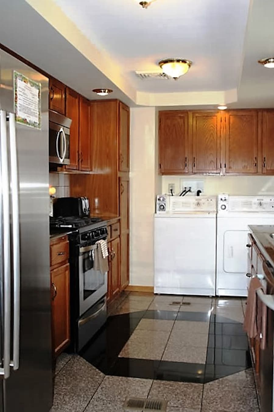 On premises laundry facilities