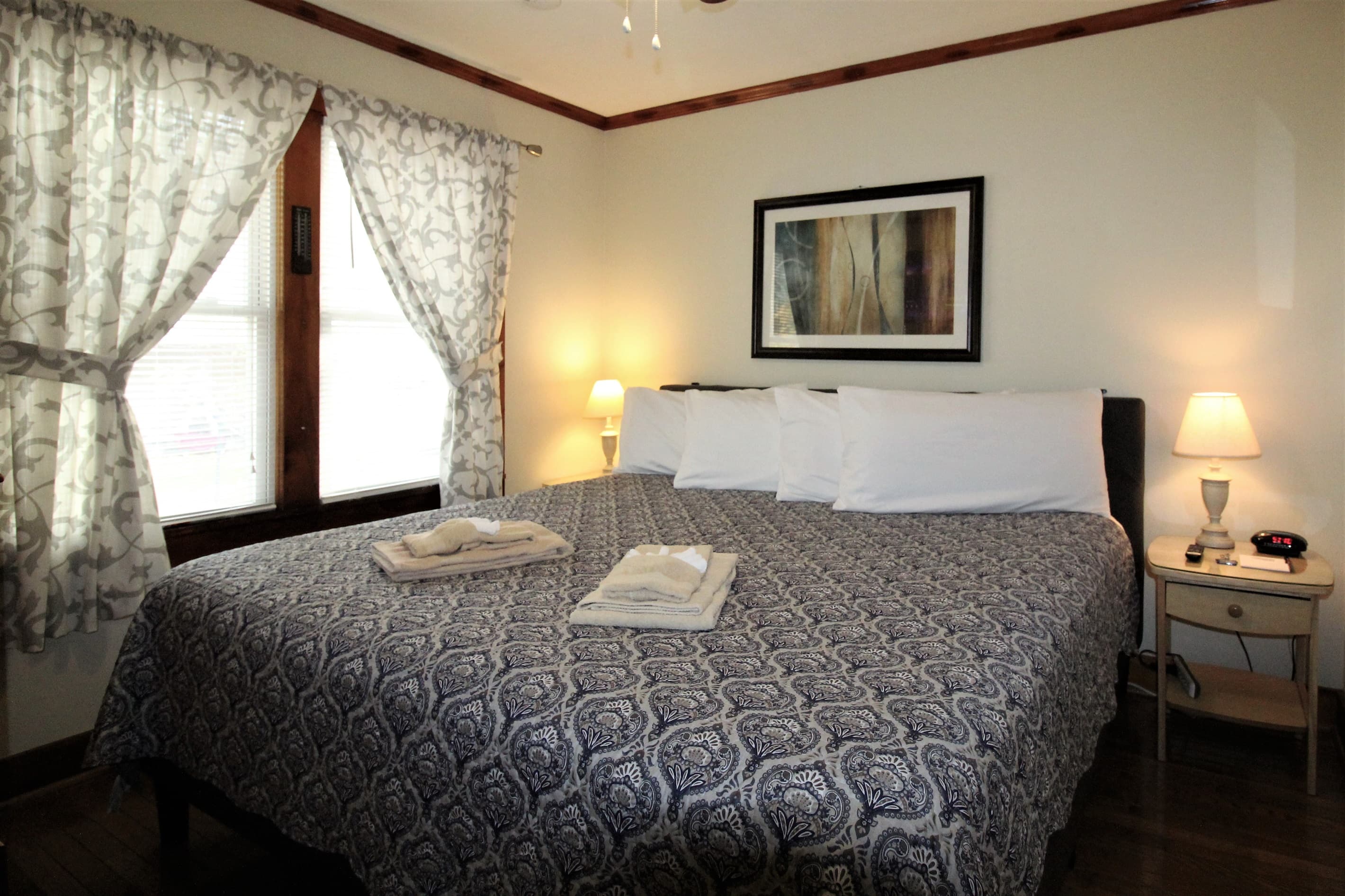Bedroom #2 - main level with a king bed