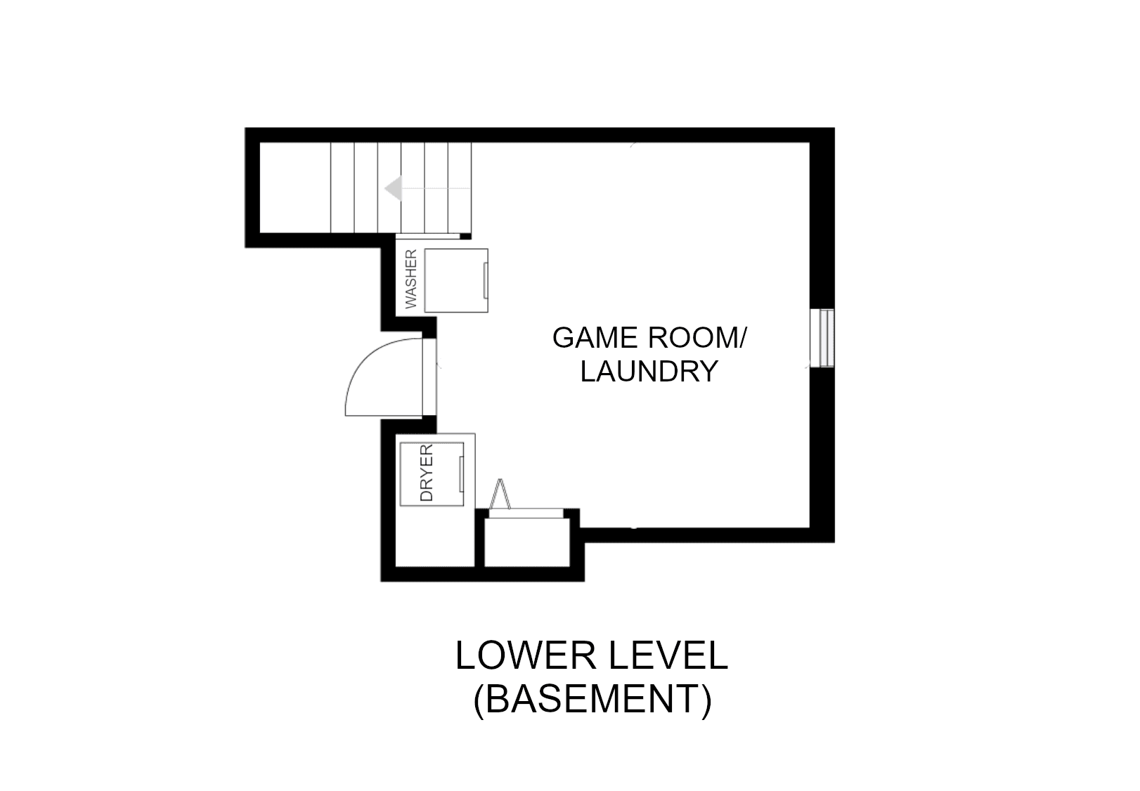 Floor Plan - Lower Level (Basement)