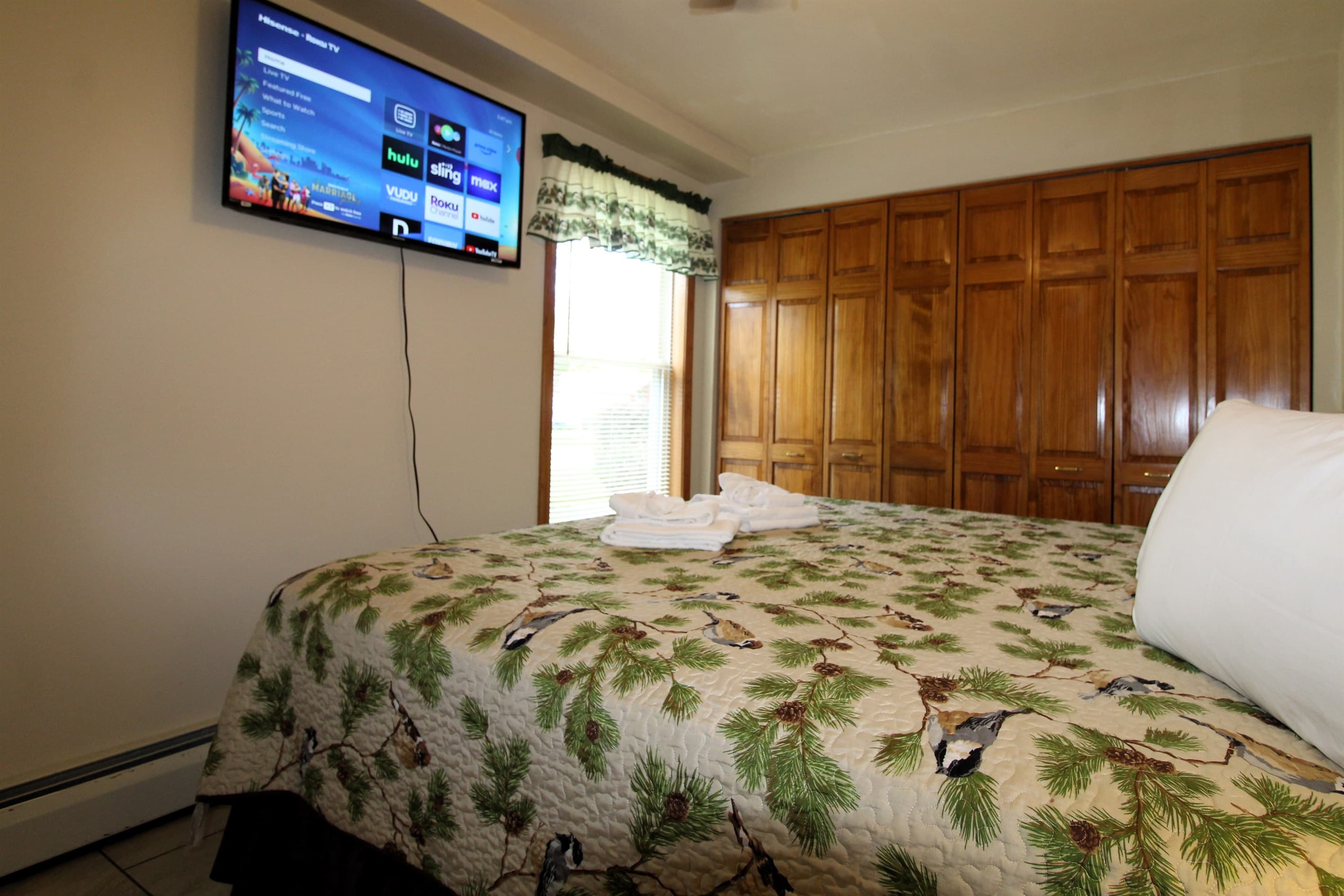 Bedroom #1 - 43" (or larger) smart Roku TV