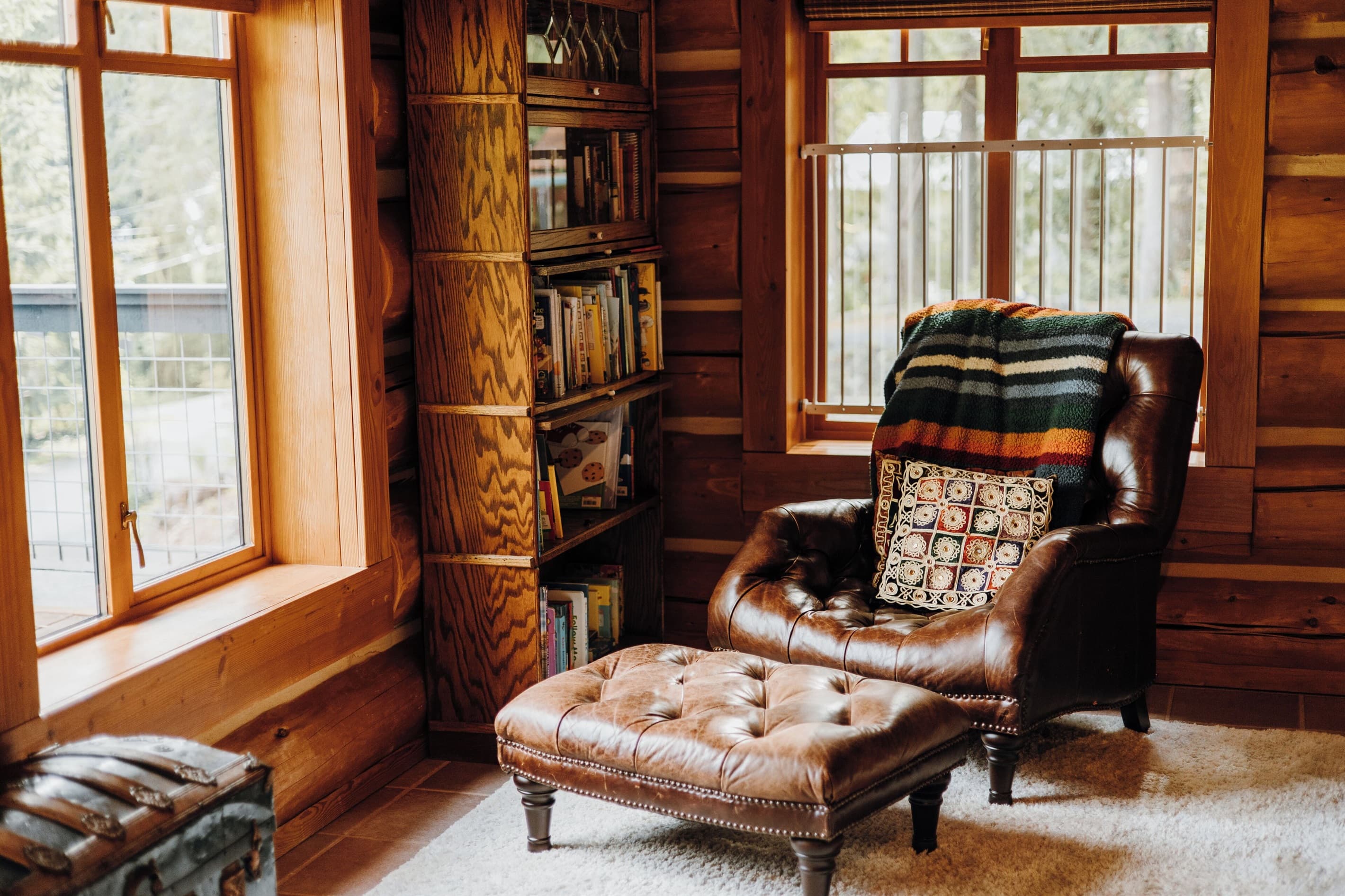 Reading nook, second floor.