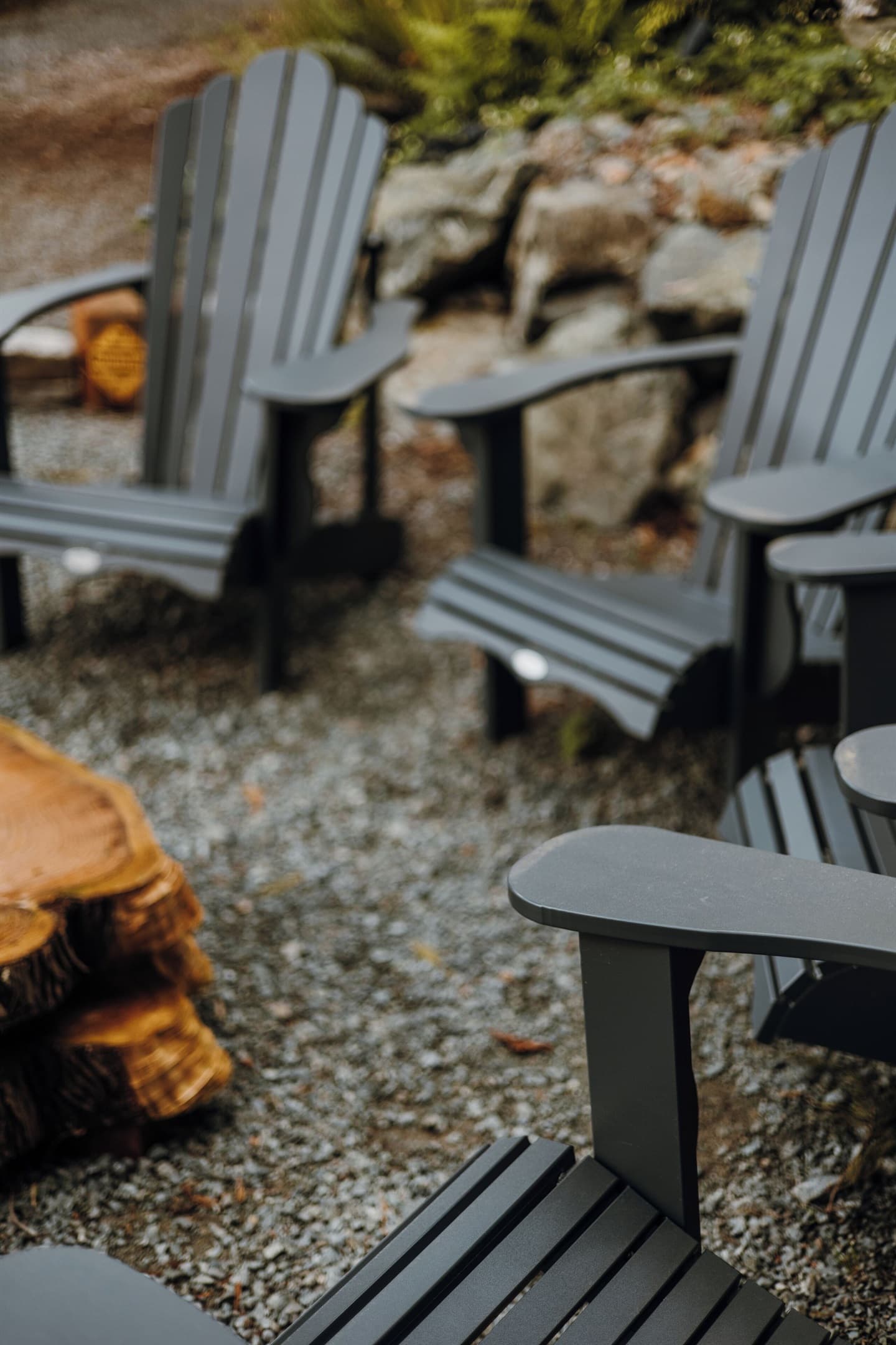 Outdoor seating area.