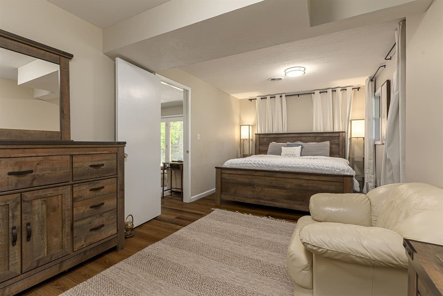 Master Bedroom on lower level