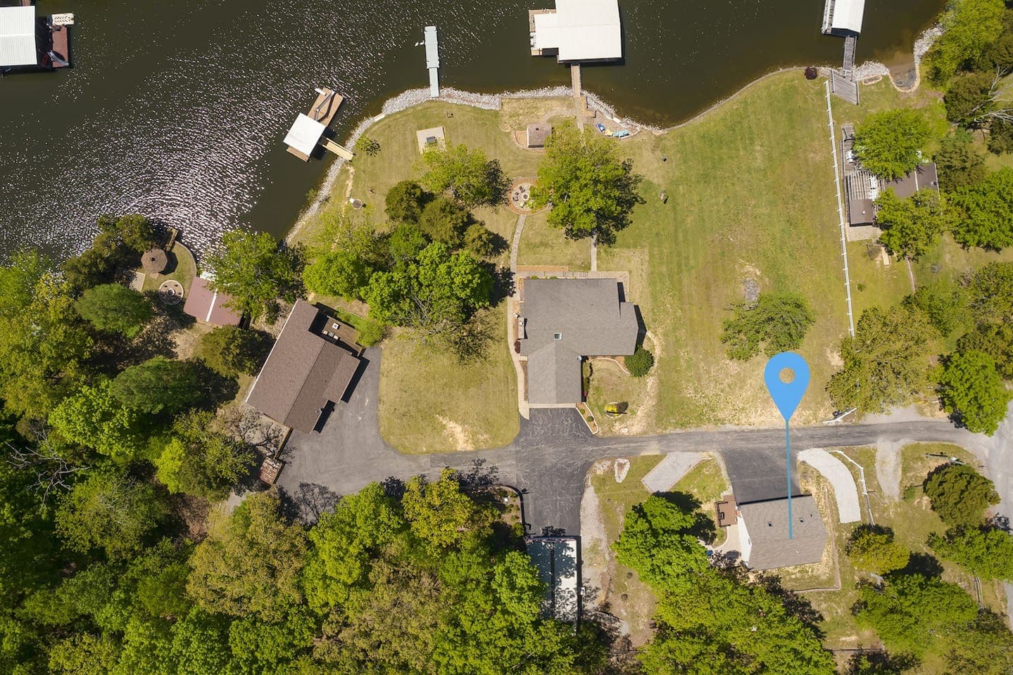 Aerial of the private drive